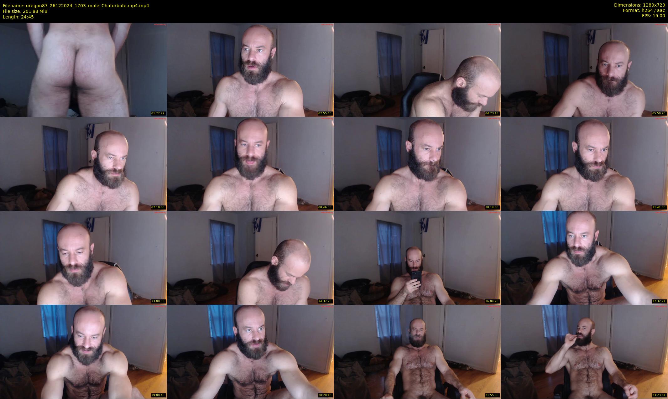 oregon87 — 25 minute Chaturbate male cam show recording, 720p, Dec 26, 2024