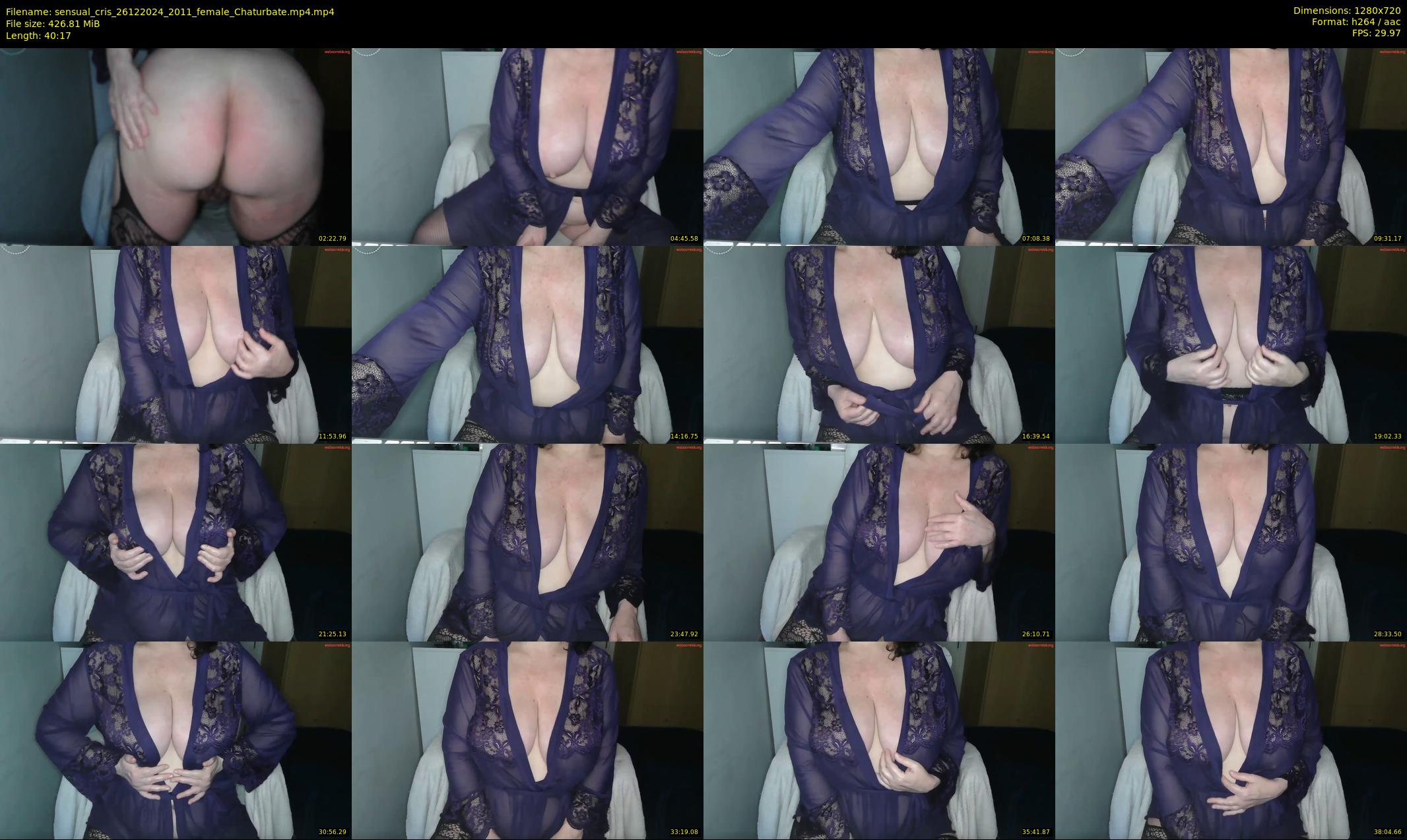 sensual_cris — 41 minute Chaturbate female cam show recording, 720p, Dec 26, 2024