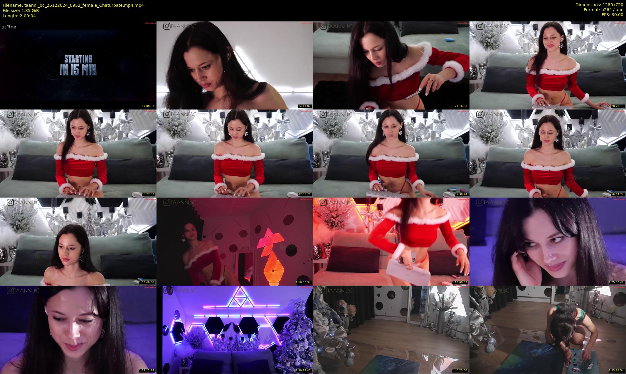 taanni_bc — 121 minute Chaturbate female cam show recording, 720p, Dec 26, 2024