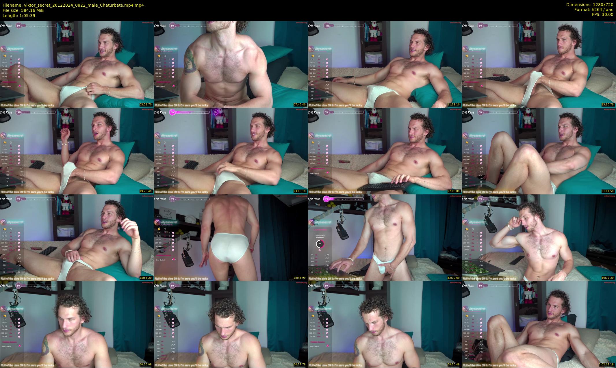 viktor_secret — 66 minute Chaturbate male cam show recording, 720p, Dec 26, 2024