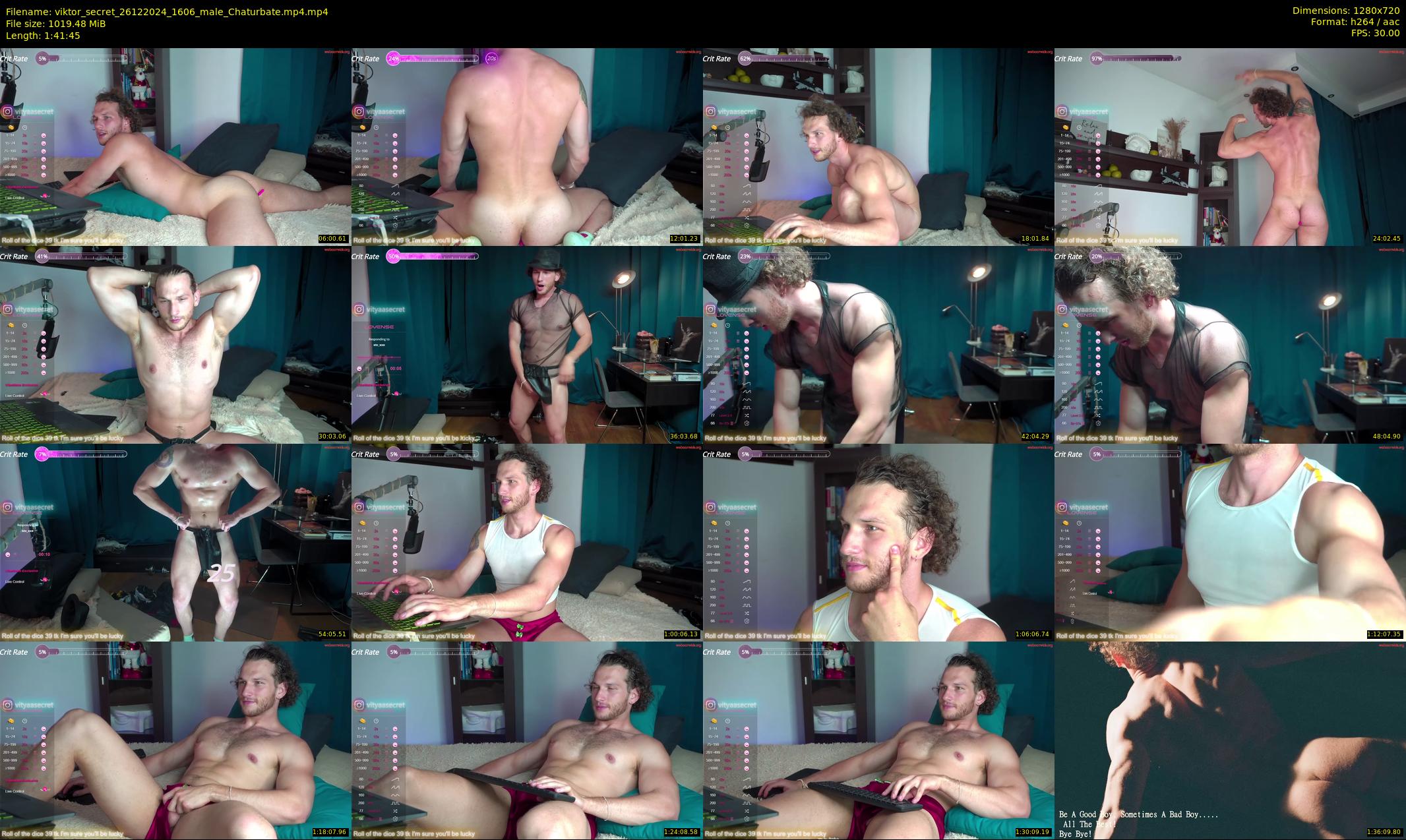 viktor_secret — 102 minute Chaturbate male cam show recording, 720p, Dec 26, 2024