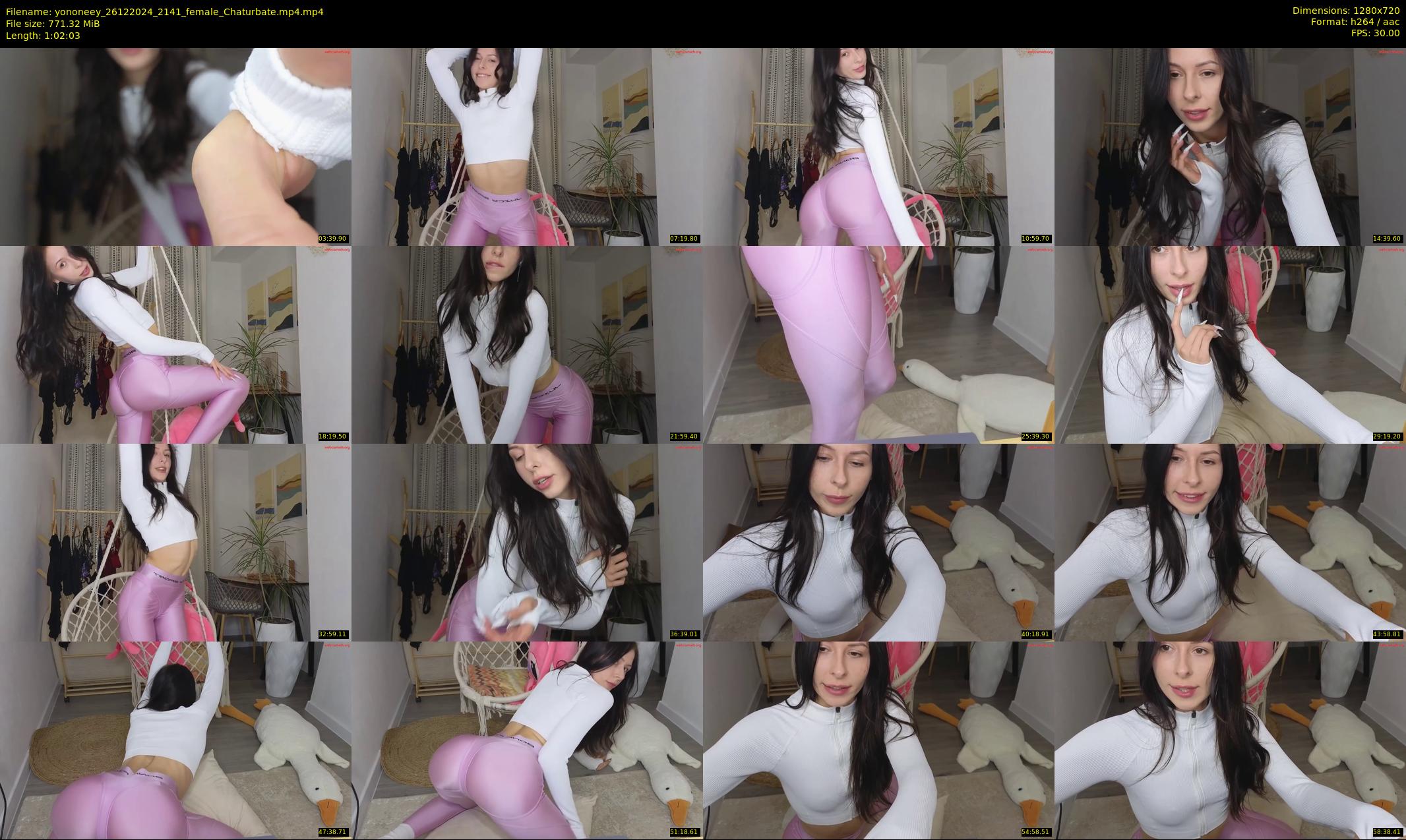 yononeey — 63 minute Chaturbate female cam show recording, 720p, Dec 26, 2024