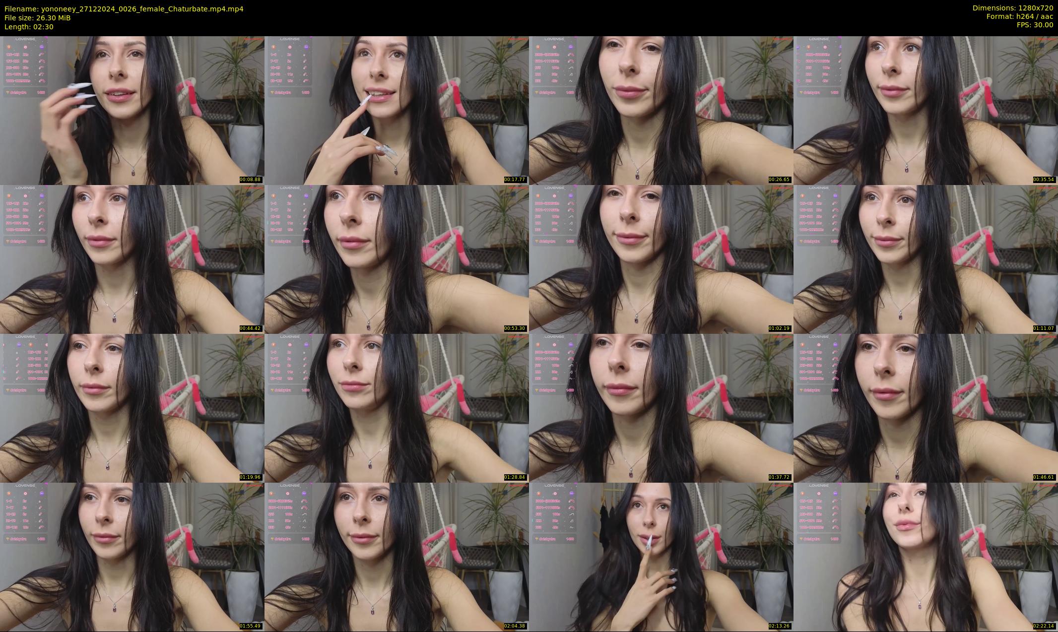 yononeey — 3 minute Chaturbate female cam show recording, 720p, Dec 27, 2024