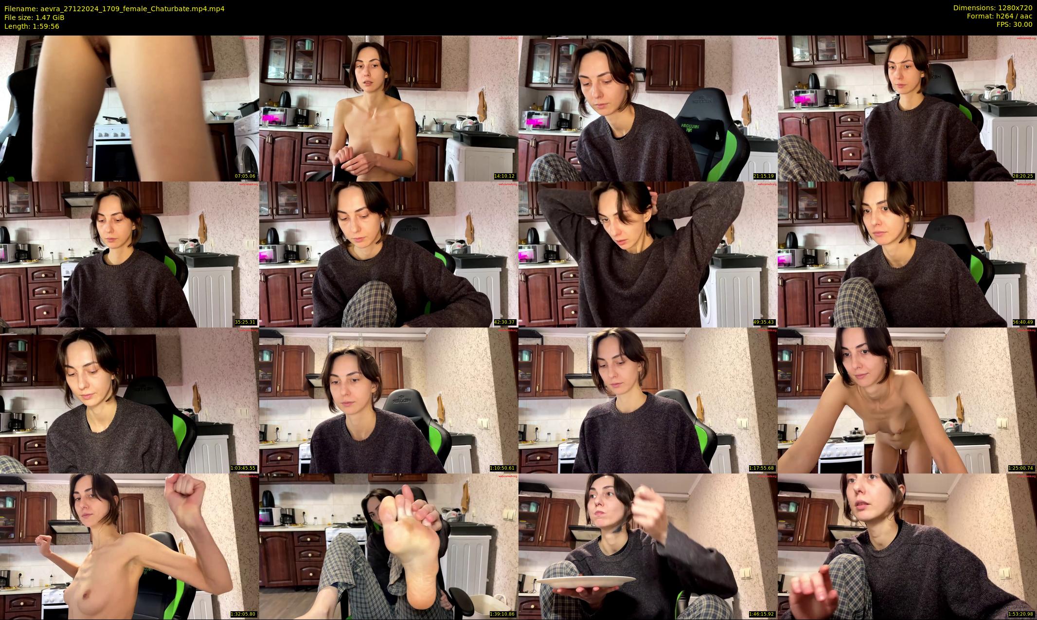 aevra — 120 minute Chaturbate female cam show recording, 720p, Dec 27, 2024