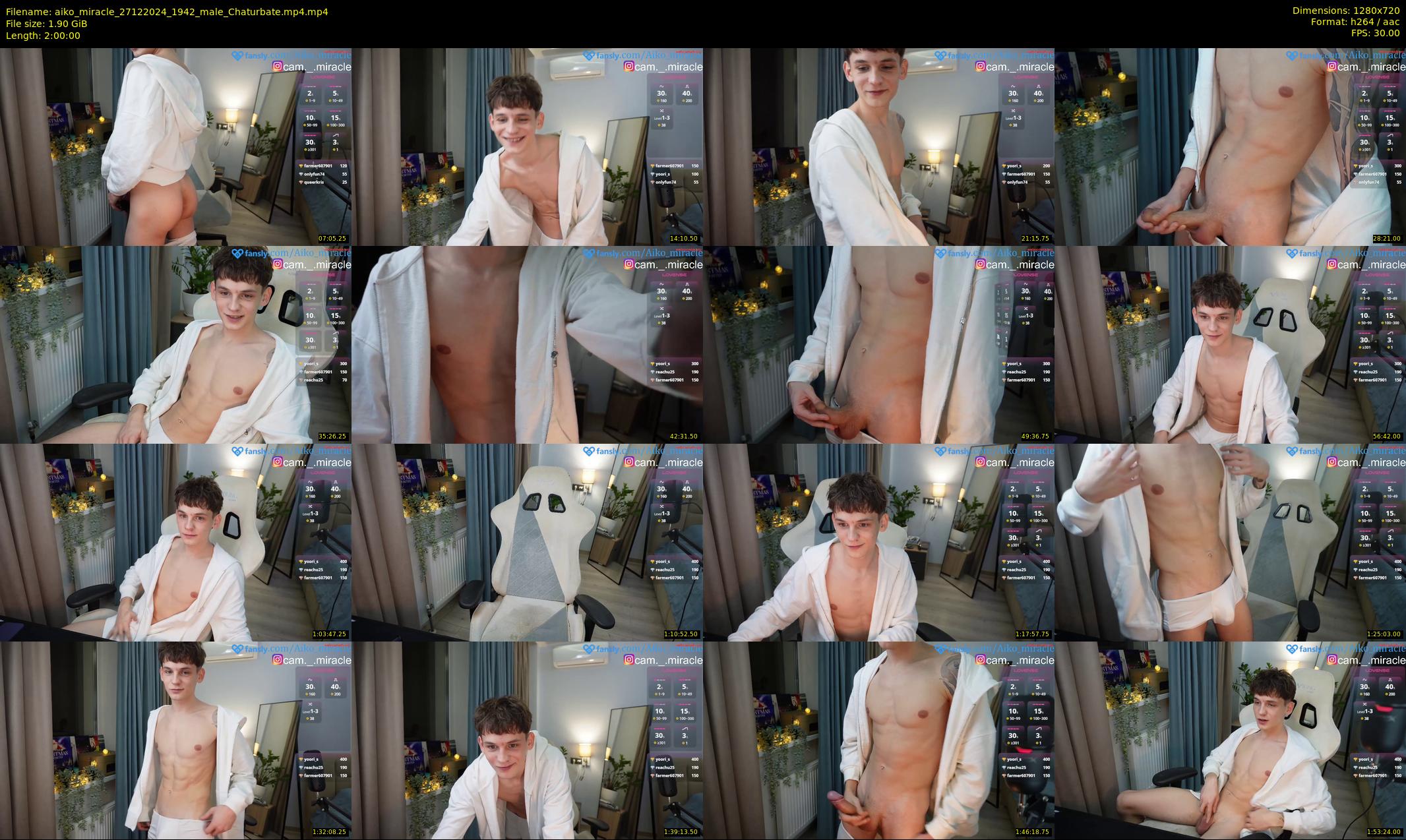 aiko_miracle — 120 minute Chaturbate male cam show recording, 720p, Dec 27, 2024