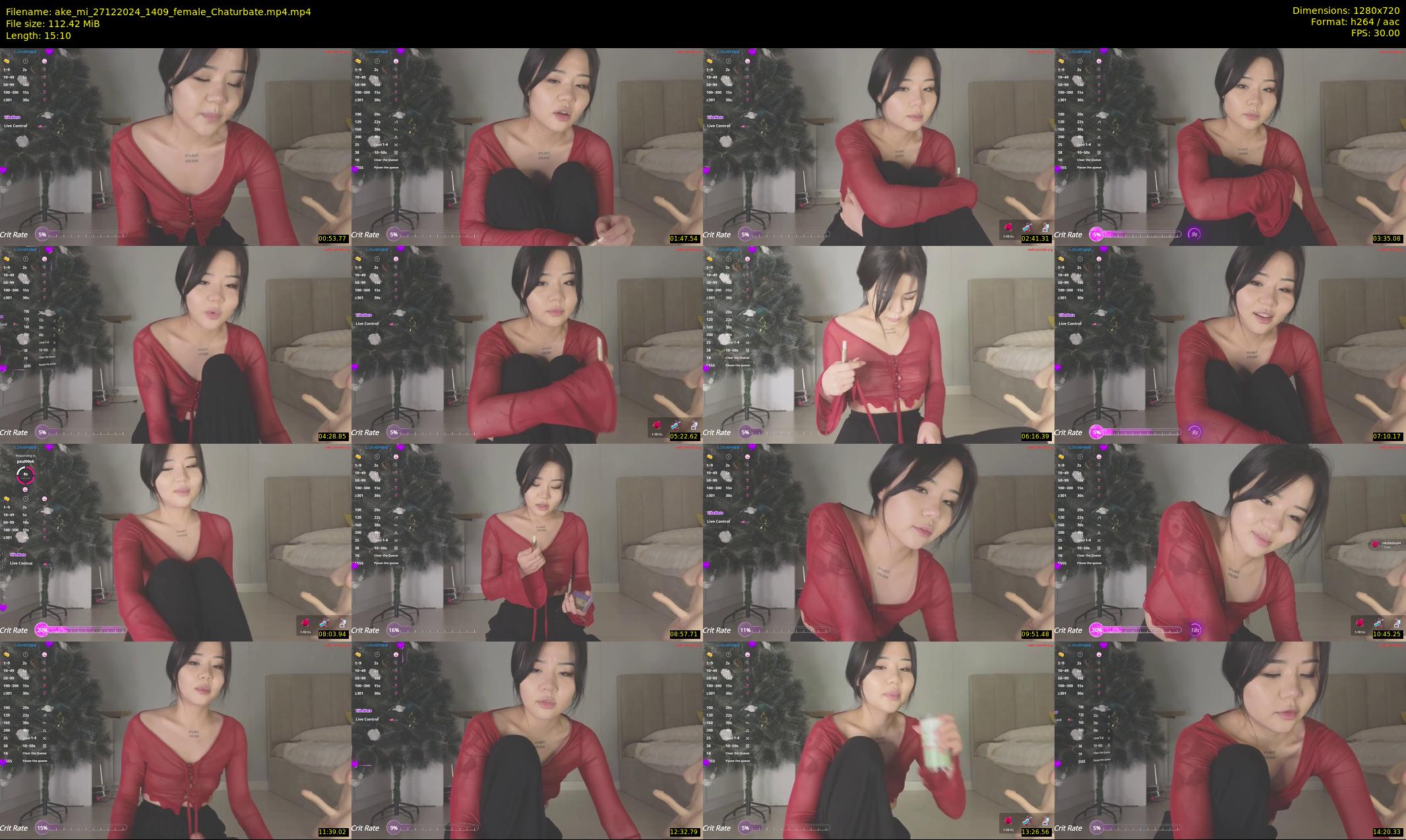 ake_mi — 16 minute Chaturbate female cam show recording, 720p, Dec 27, 2024