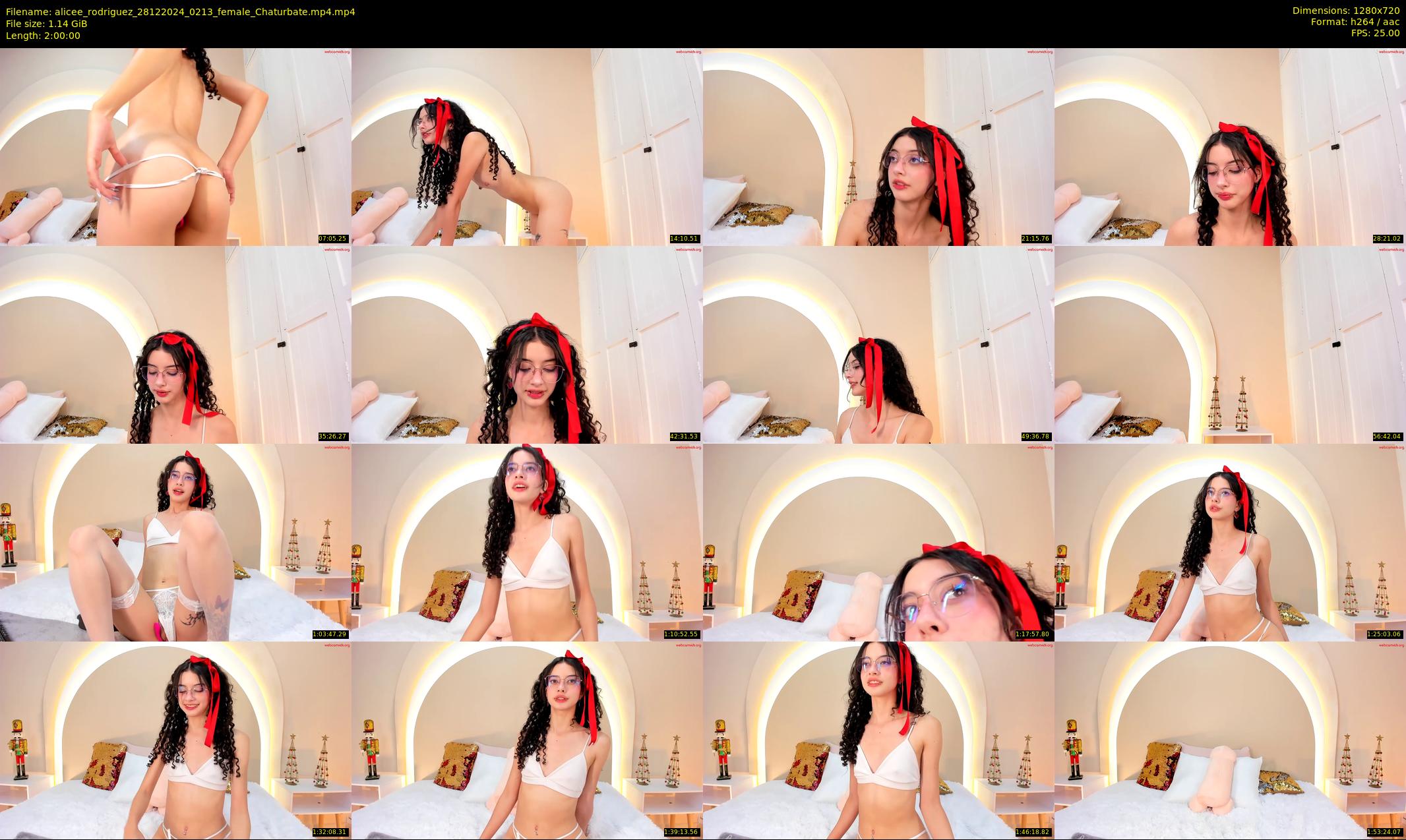 alicee_rodriguez — 120 minute Chaturbate female cam show recording, 720p, Dec 28, 2024