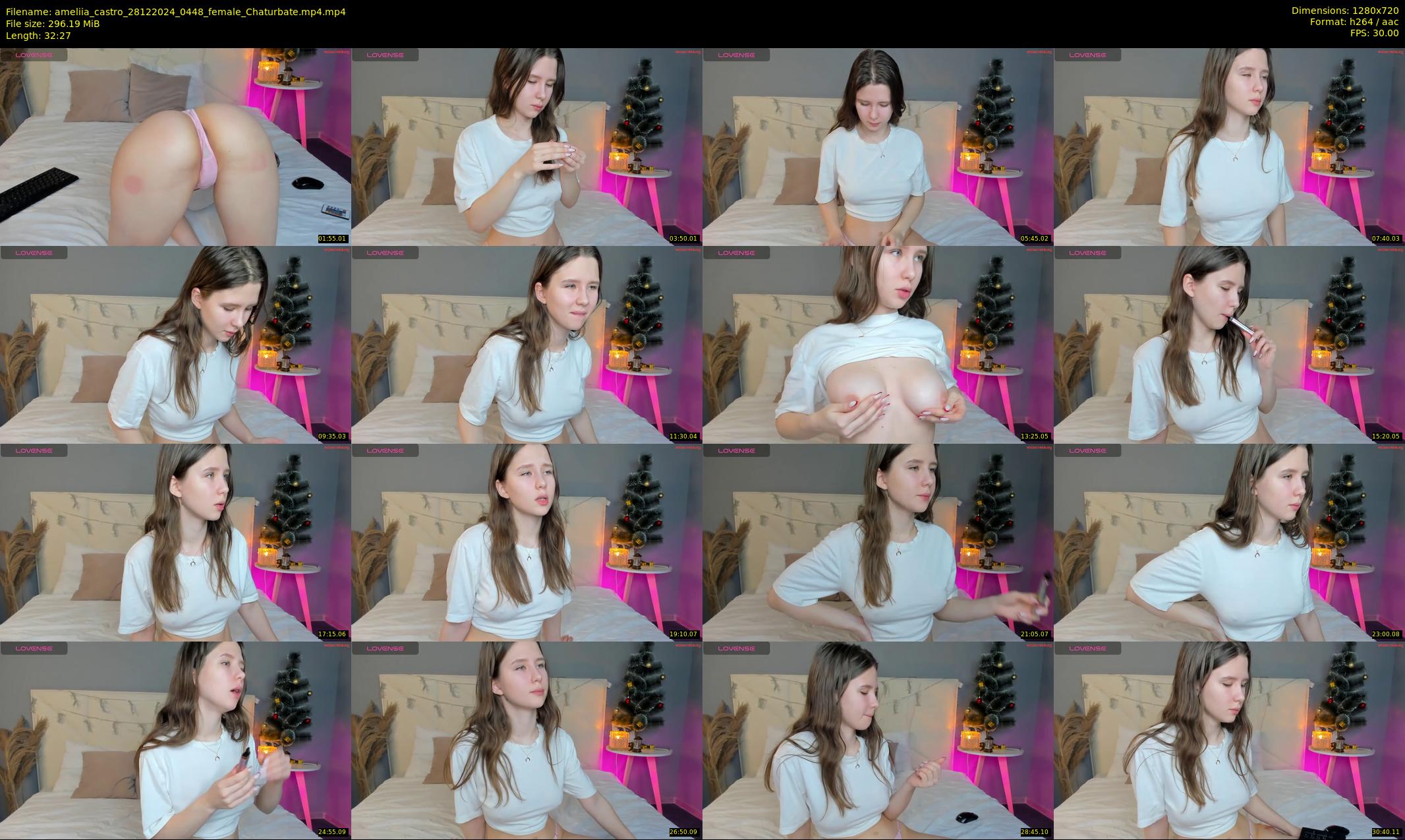 ameliia_castro — 33 minute Chaturbate female cam show recording, 720p, Dec 28, 2024