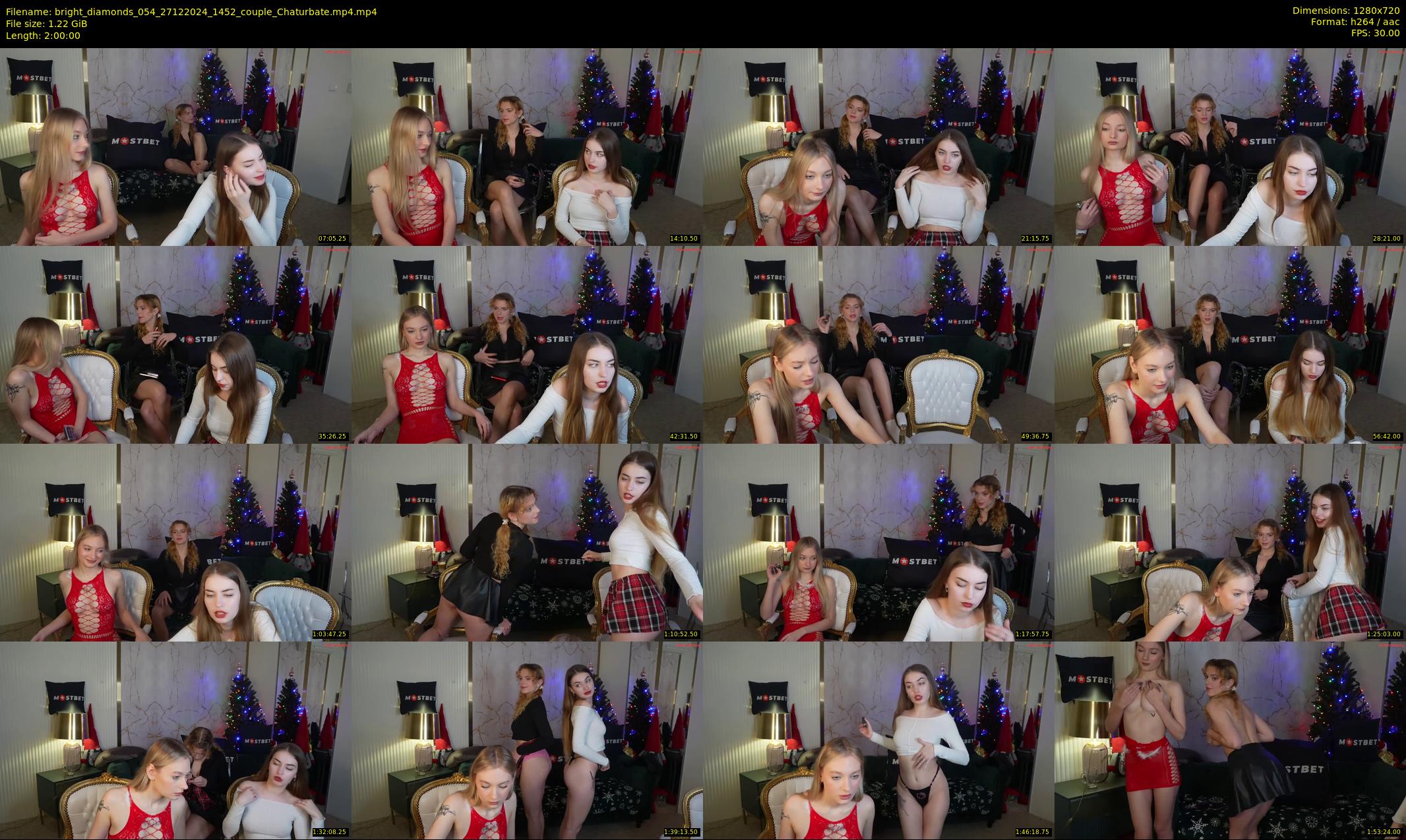 bright_diamonds_054 — 120 minute Chaturbate couple cam show recording, 720p, Dec 27, 2024