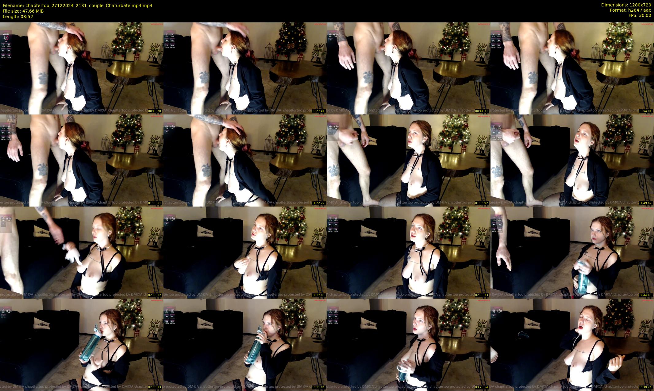 chaptertoo — 4 minute Chaturbate couple cam show recording, 720p, Dec 27, 2024
