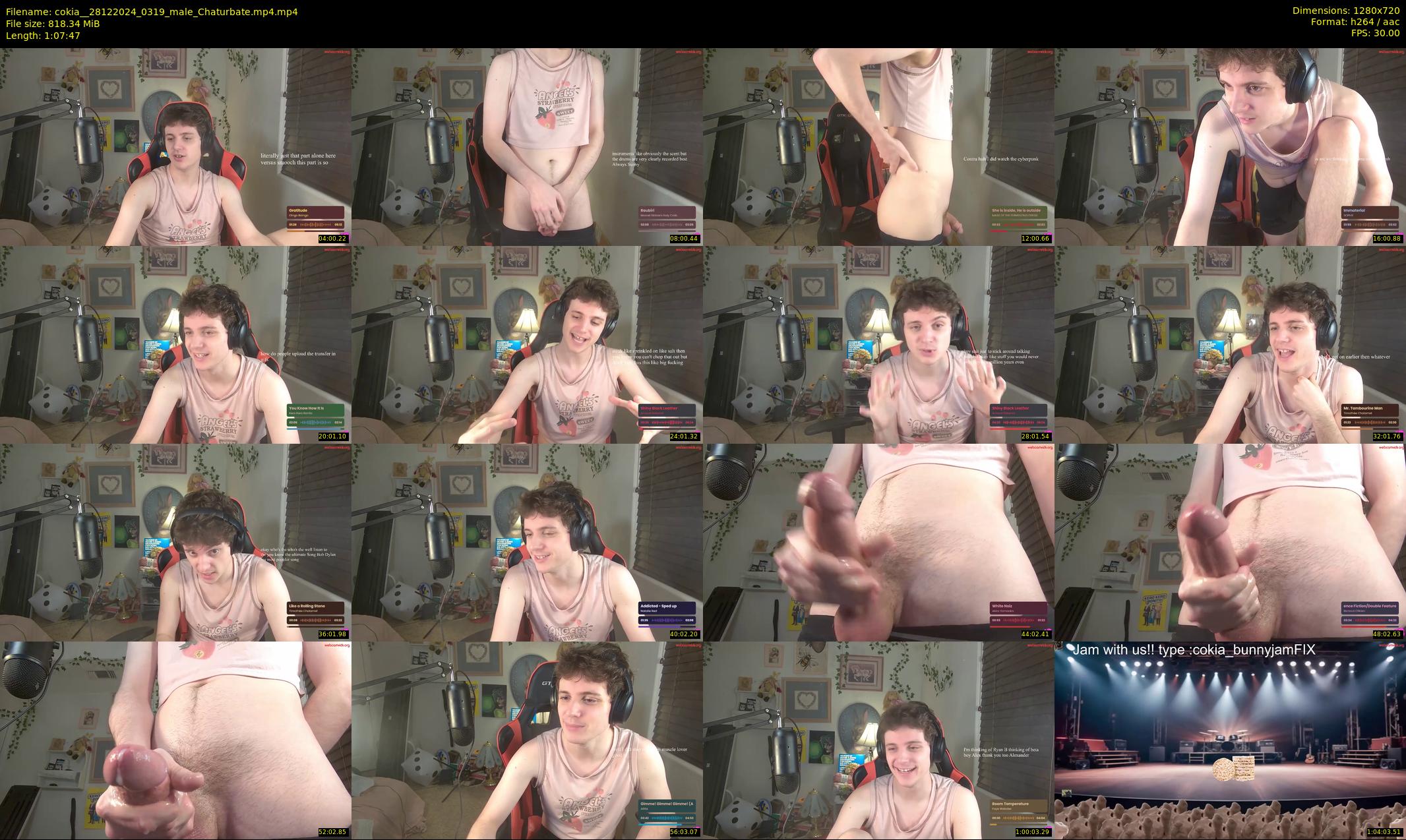 cokia_ — 68 minute Chaturbate male cam show recording, 720p, Dec 28, 2024