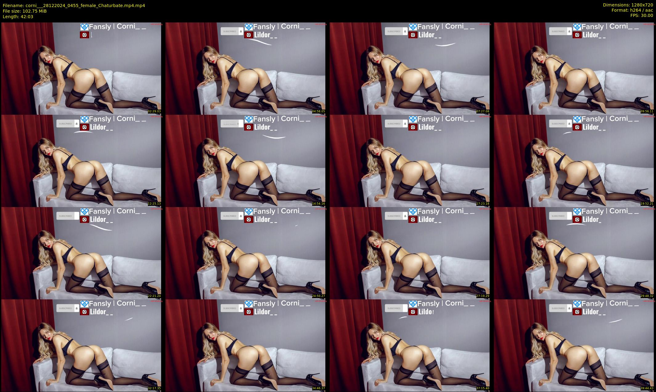 corni__ — 43 minute Chaturbate female cam show recording, 720p, Dec 28, 2024