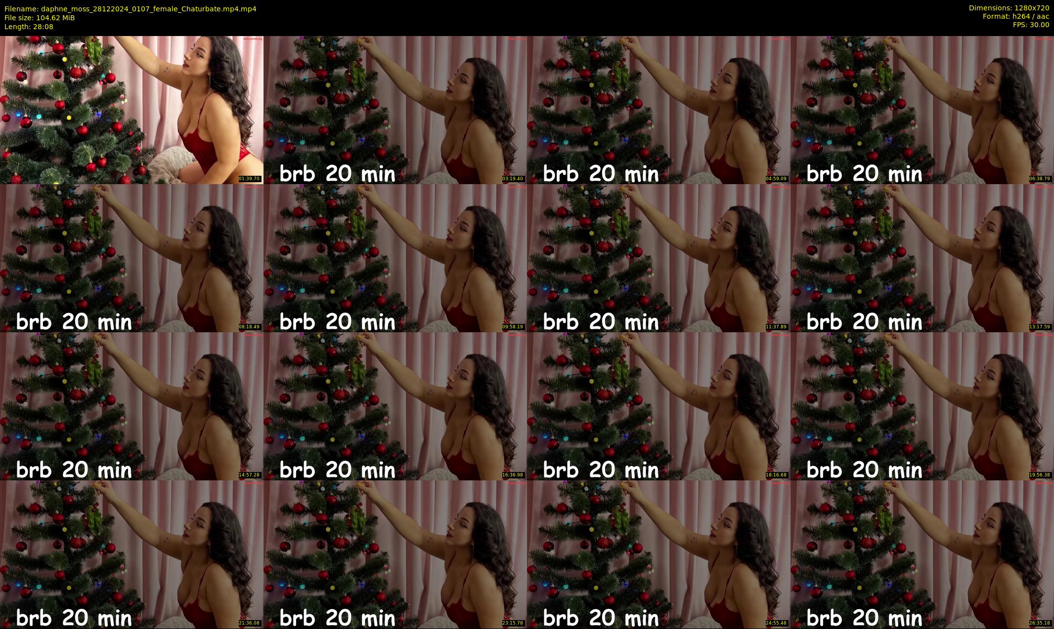 daphne_moss — 29 minute Chaturbate female cam show recording, 720p, Dec 28, 2024