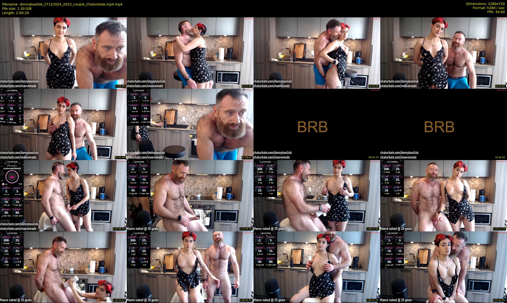 donnybasilisk — 121 minute Chaturbate male cam show recording, 720p, Dec 27, 2024