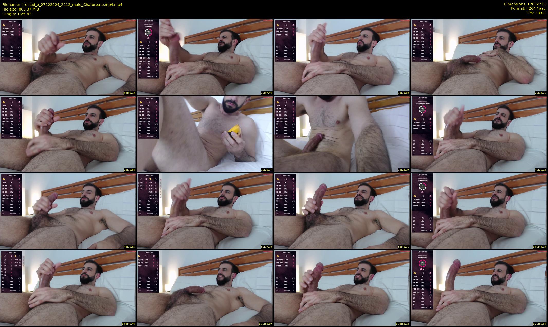 firestud_x — 86 minute Chaturbate male cam show recording, 720p, Dec 27, 2024