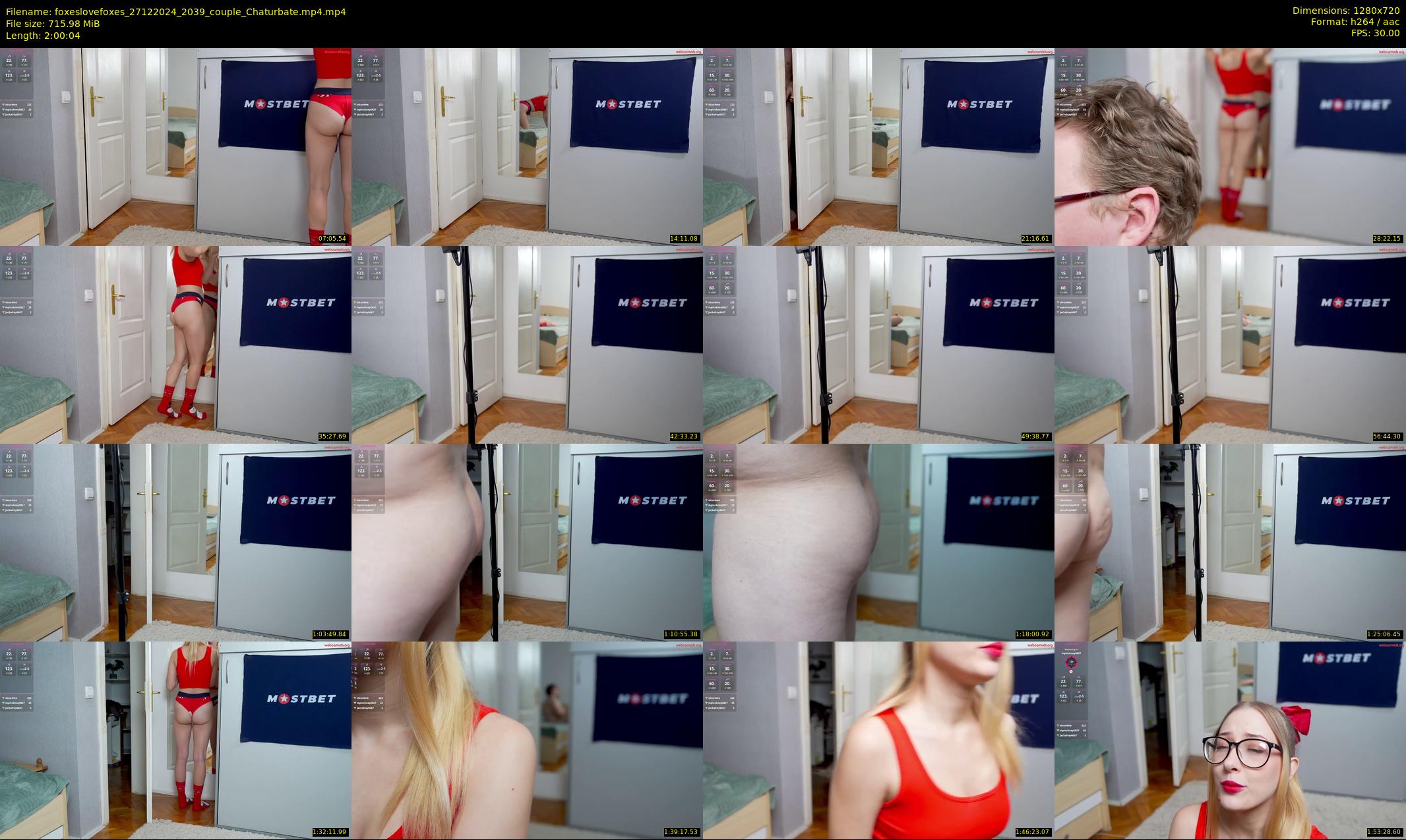 foxeslovefoxes — 121 minute Chaturbate couple cam show recording, 720p, Dec 27, 2024