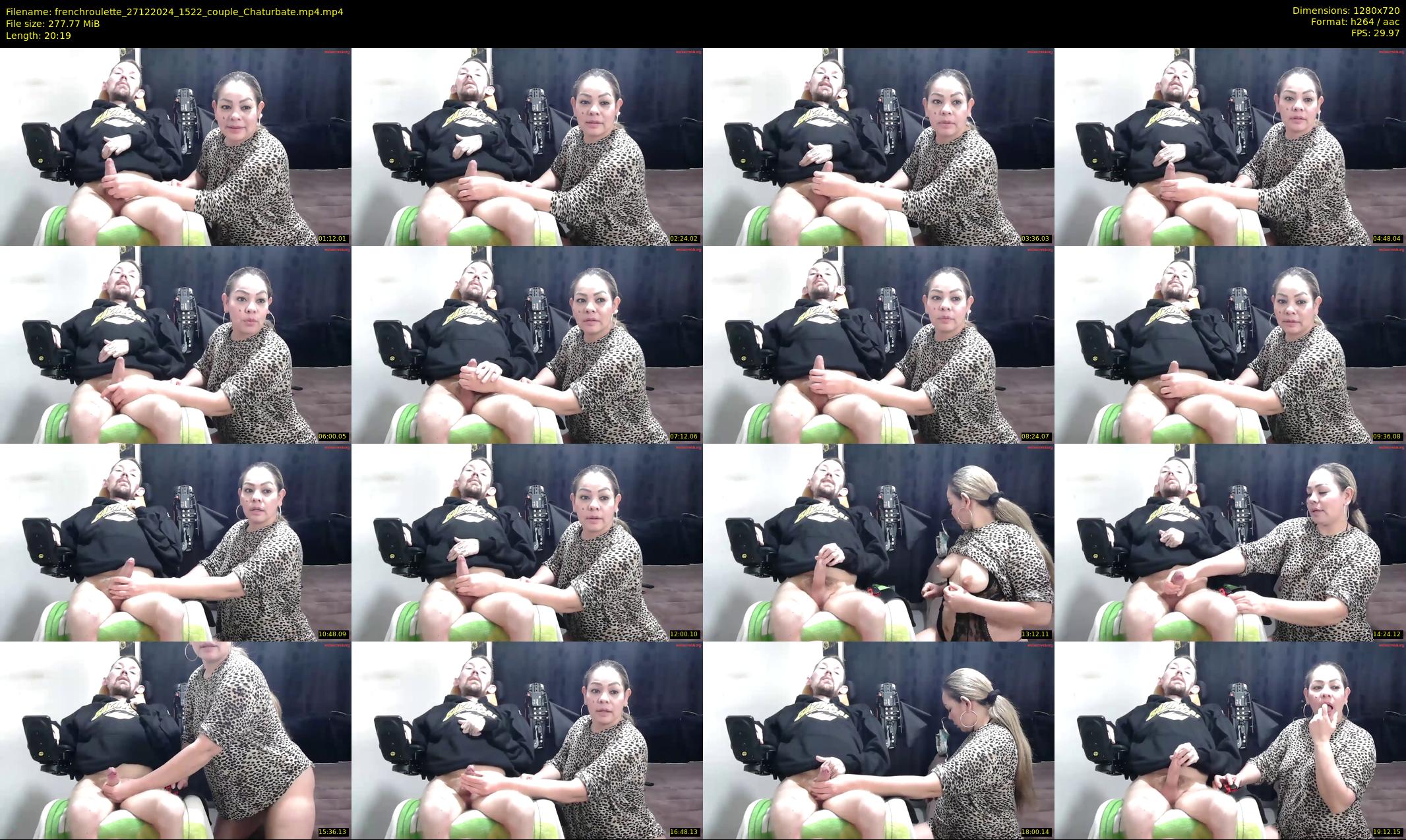 frenchroulette — 21 minute Chaturbate couple cam show recording, 720p, Dec 27, 2024