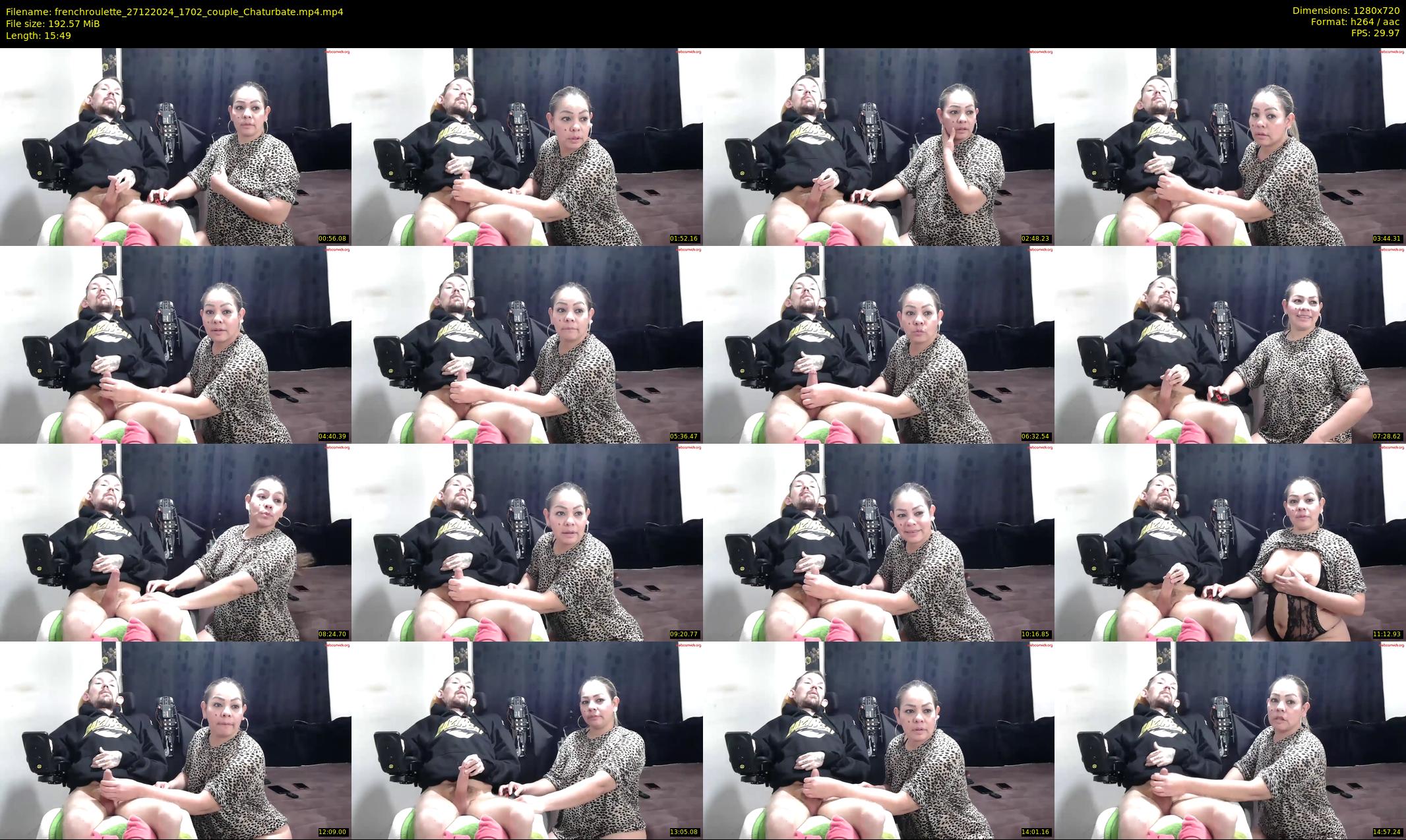 frenchroulette — 16 minute Chaturbate couple cam show recording, 720p, Dec 27, 2024