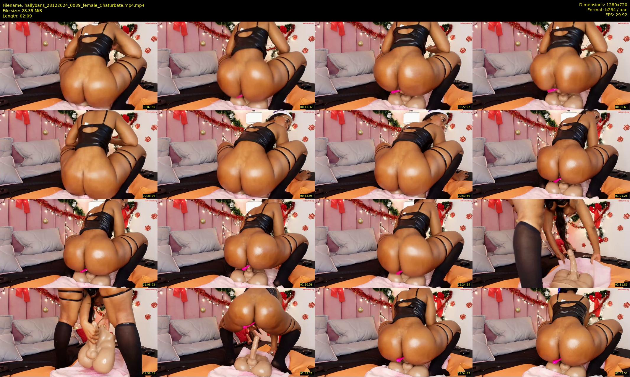 hallybans — 3 minute Chaturbate female cam show recording, 720p, Dec 28, 2024