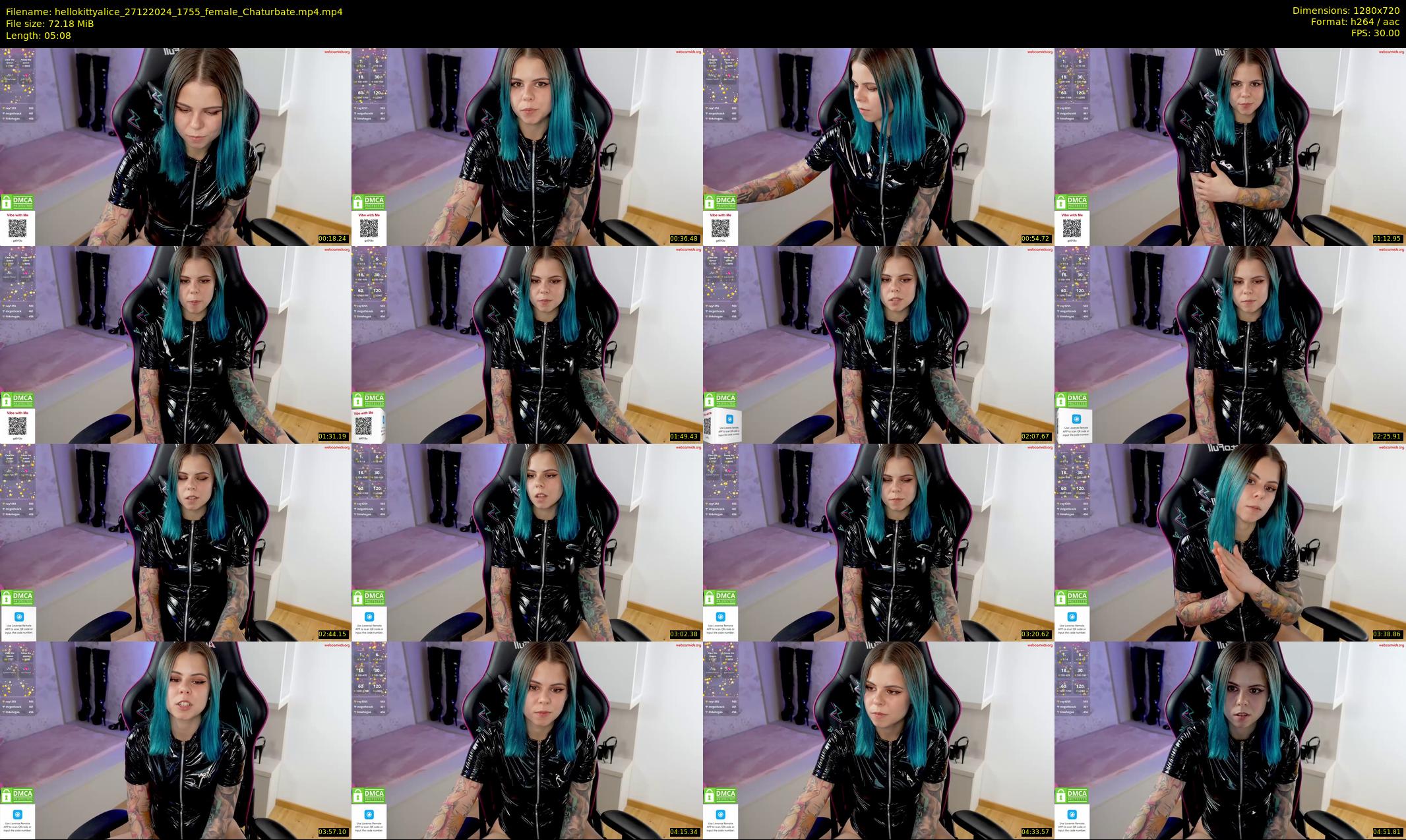hellokittyalice — 6 minute Chaturbate female cam show recording, 720p, Dec 27, 2024