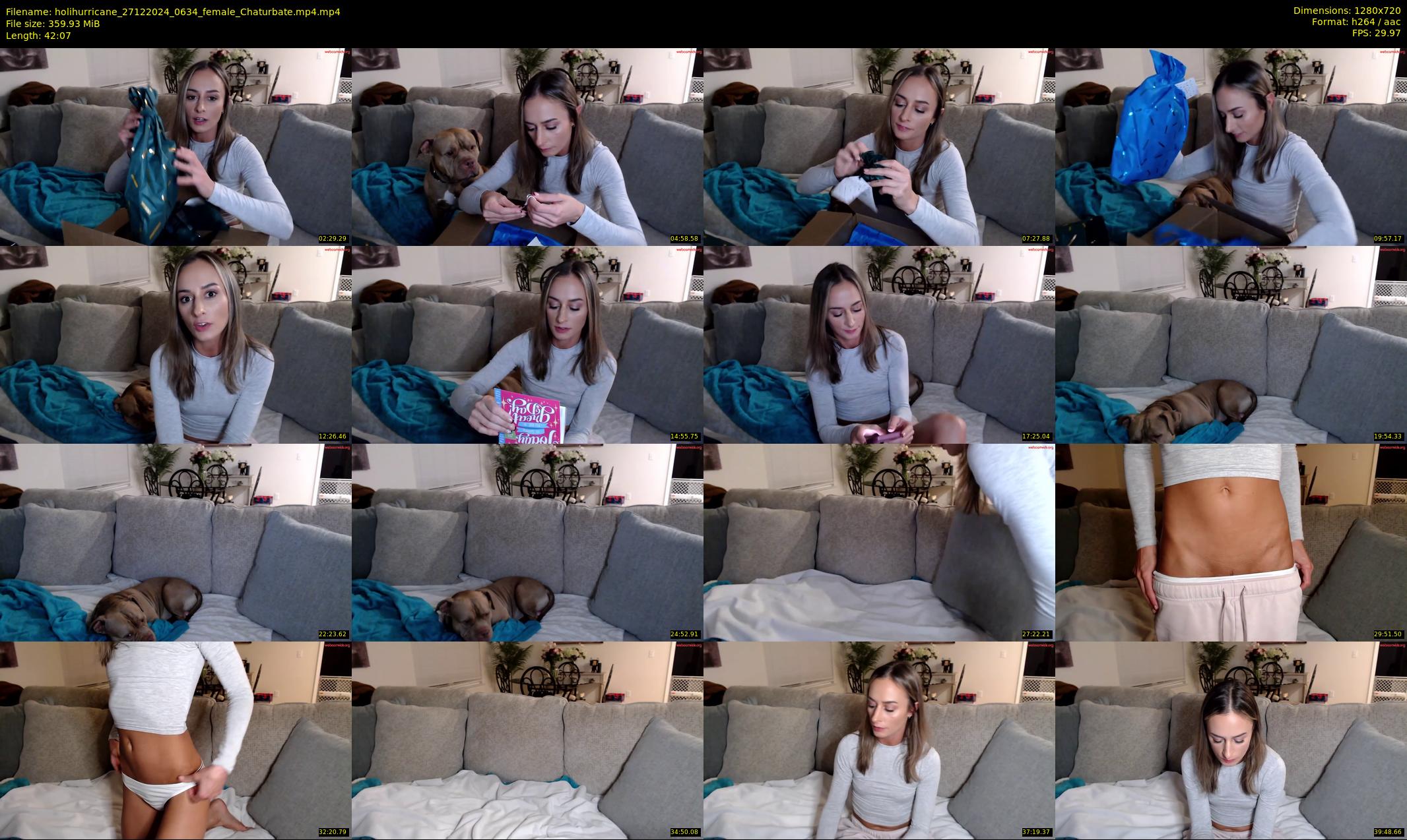 holihurricane — 43 minute Chaturbate female cam show recording, 720p, Dec 27, 2024
