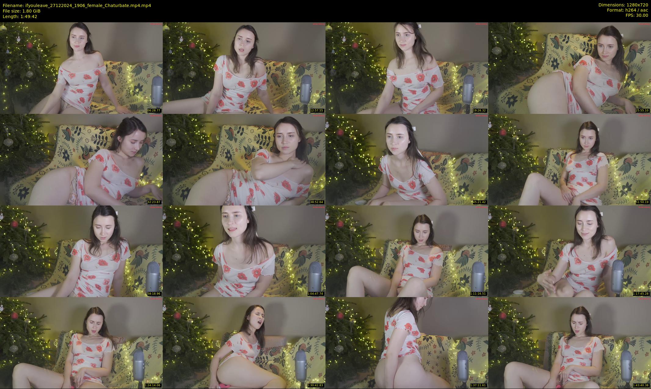 ifyouleave — 110 minute Chaturbate female cam show recording, 720p, Dec 27, 2024