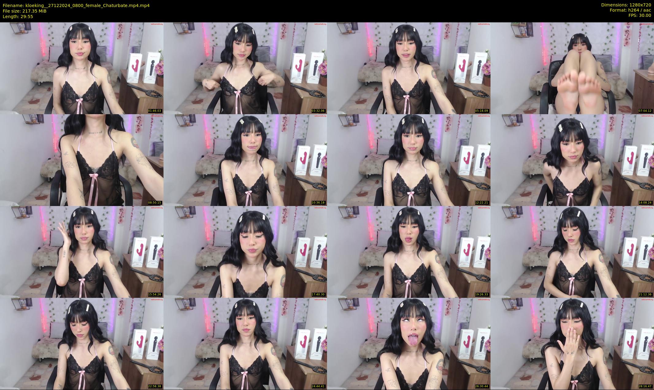 kloeking_ — 30 minute Chaturbate female cam show recording, 720p, Dec 27, 2024