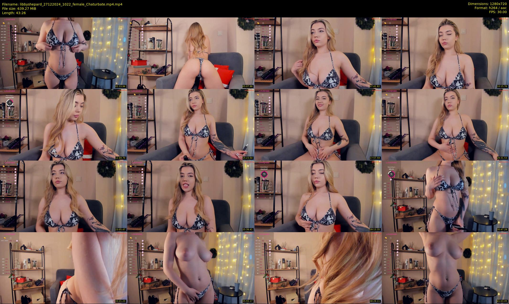 libbyshepard — 44 minute Chaturbate female cam show recording, 720p, Dec 27, 2024