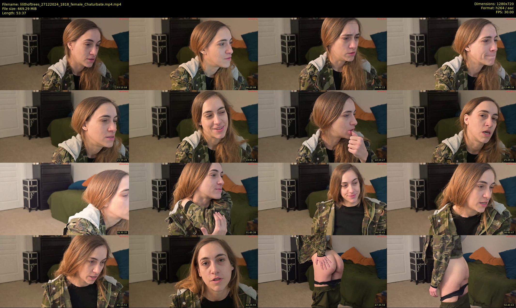 lilithoftrees — 54 minute Chaturbate female cam show recording, 720p, Dec 27, 2024