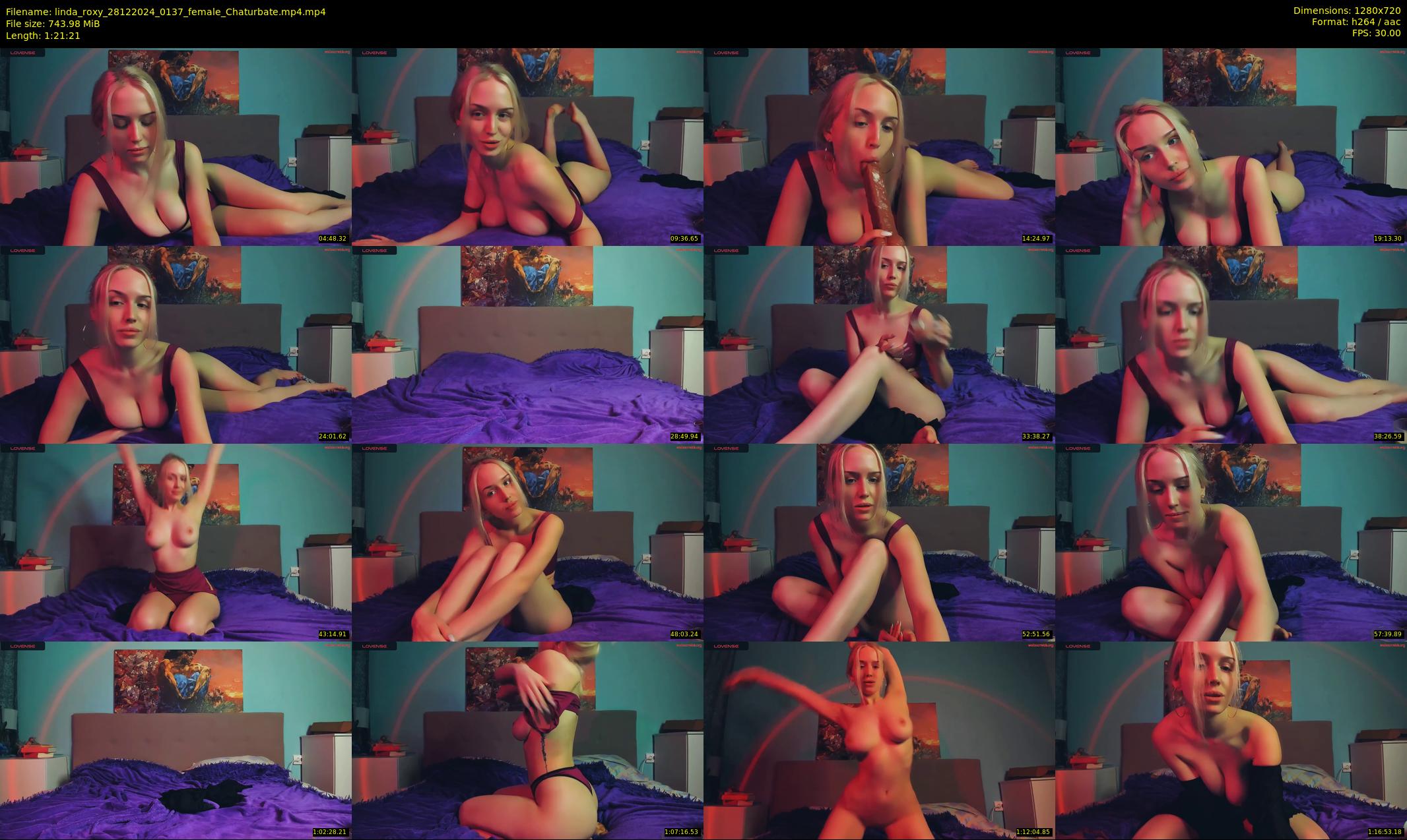 linda_roxy — 82 minute Chaturbate female cam show recording, 720p, Dec 28, 2024