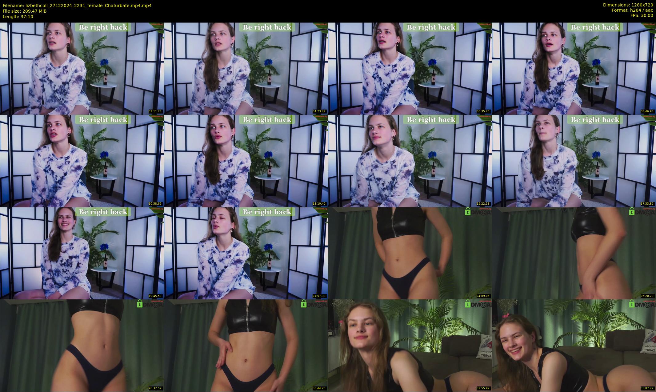 lizbethcoll — 38 minute Chaturbate female cam show recording, 720p, Dec 27, 2024