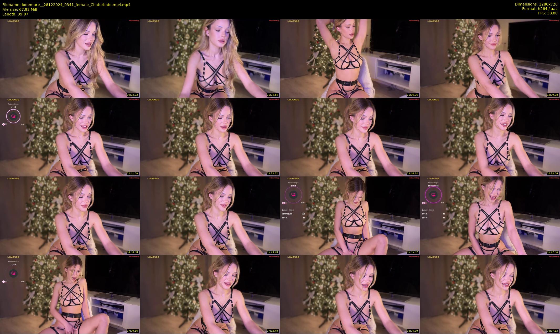lodemure_ — 10 minute Chaturbate female cam show recording, 720p, Dec 28, 2024