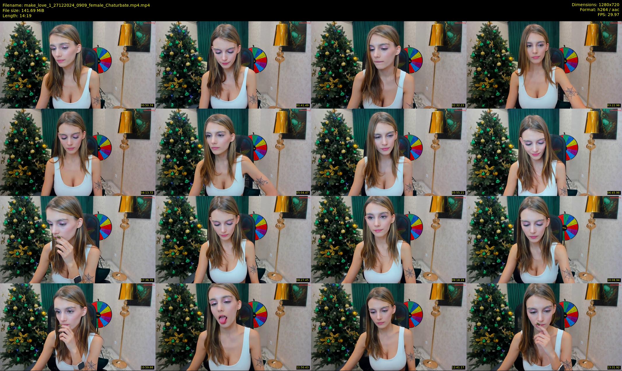 make_love_1 — 15 minute Chaturbate female cam show recording, 720p, Dec 27, 2024