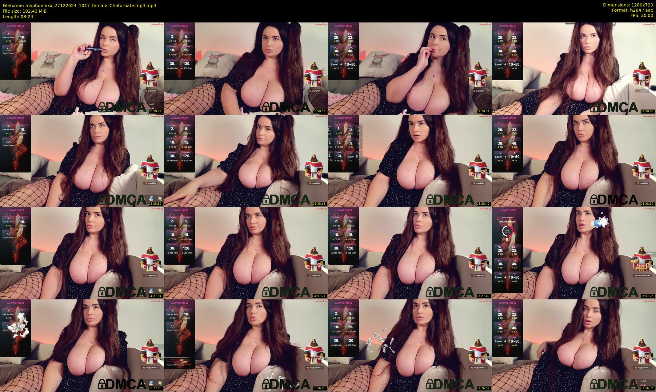myphoenixx — 9 minute Chaturbate female cam show recording, 720p, Dec 27, 2024
