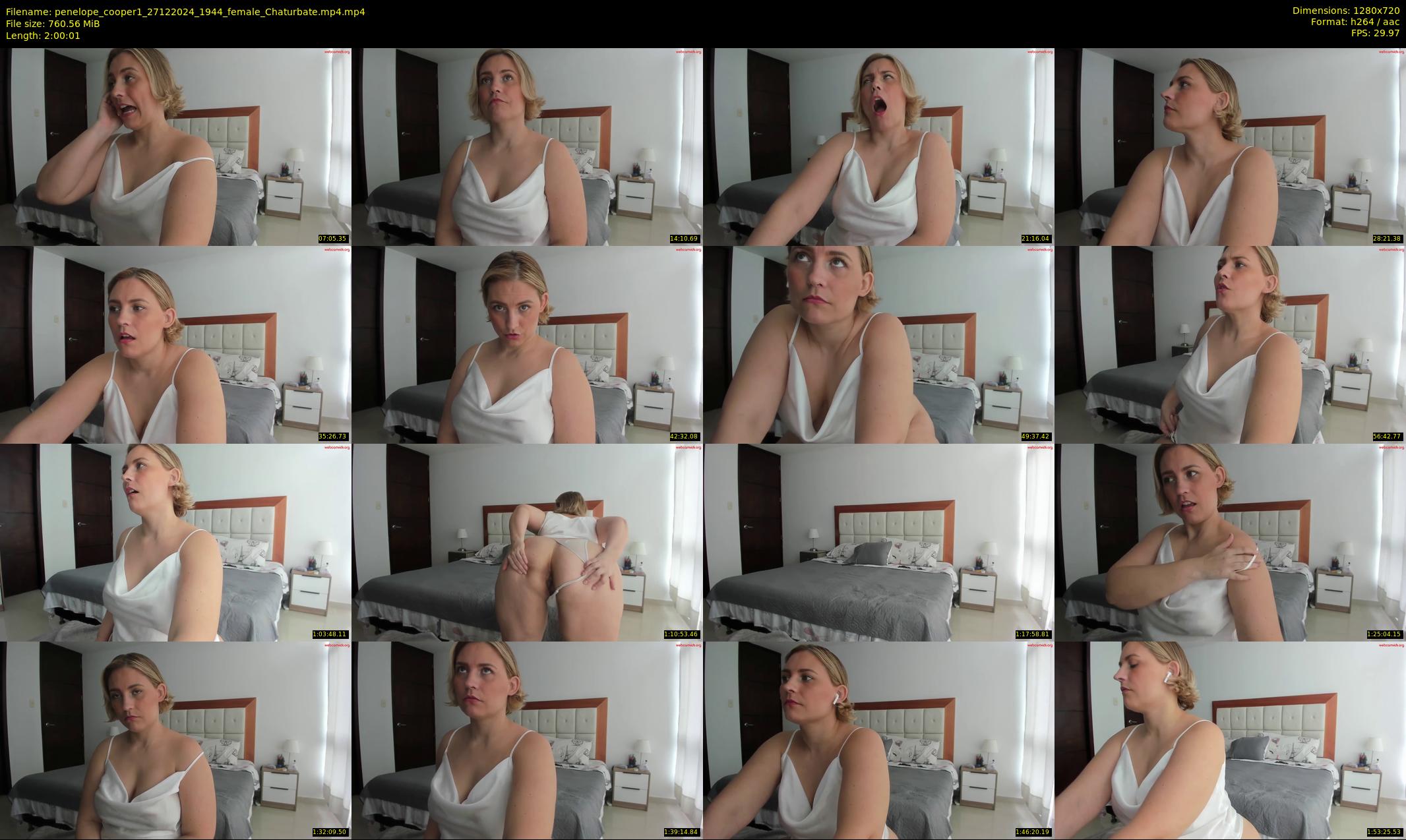 penelope_cooper1 — 121 minute Chaturbate female cam show recording, 720p, Dec 27, 2024