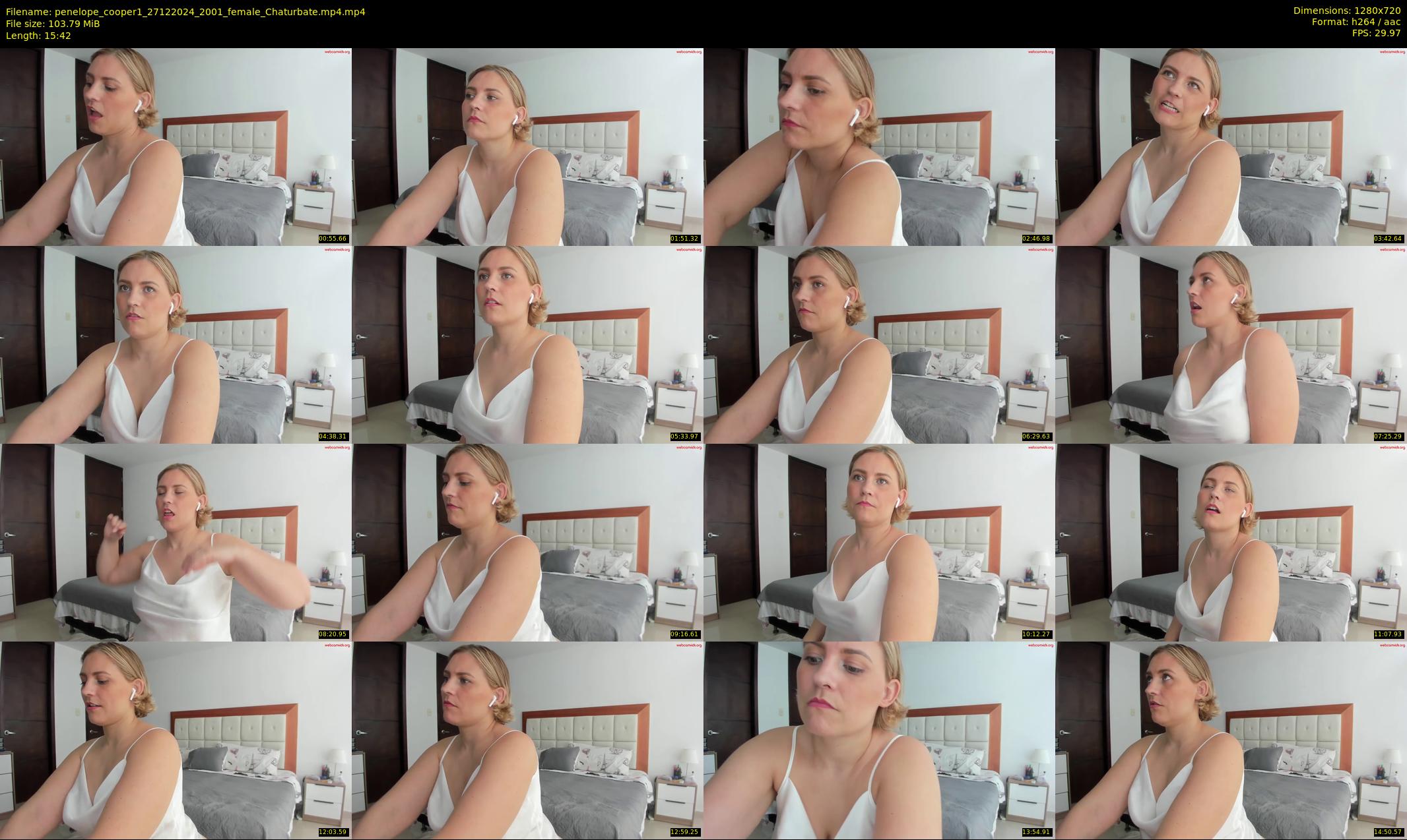 penelope_cooper1 — 16 minute Chaturbate female cam show recording, 720p, Dec 27, 2024