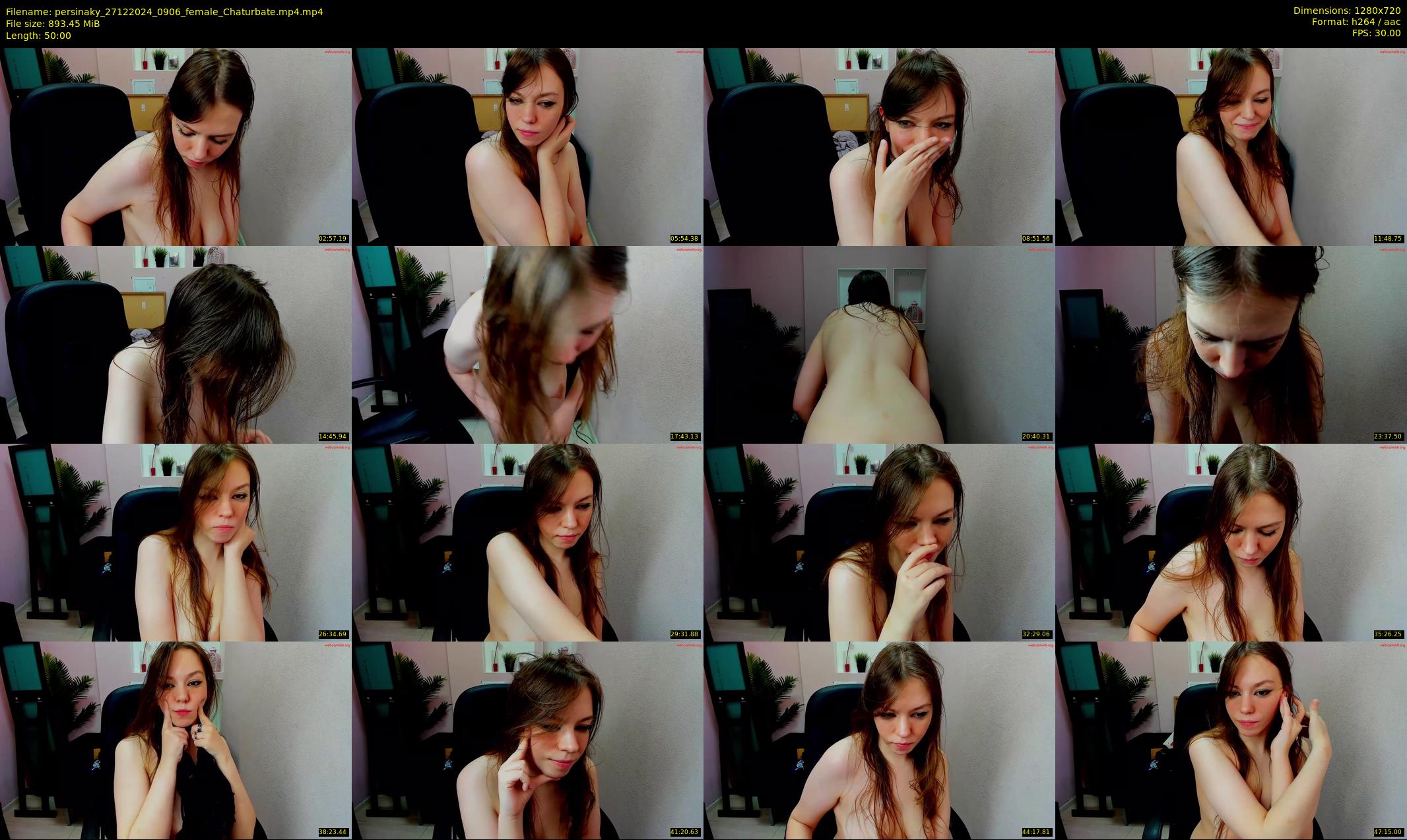 persinaky — 50 minute Chaturbate female cam show recording, 720p, Dec 27, 2024