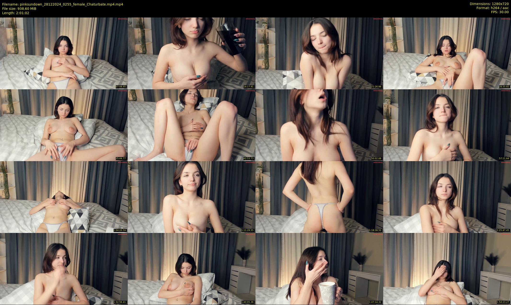 pinksundown — 122 minute Chaturbate female cam show recording, 720p, Dec 28, 2024