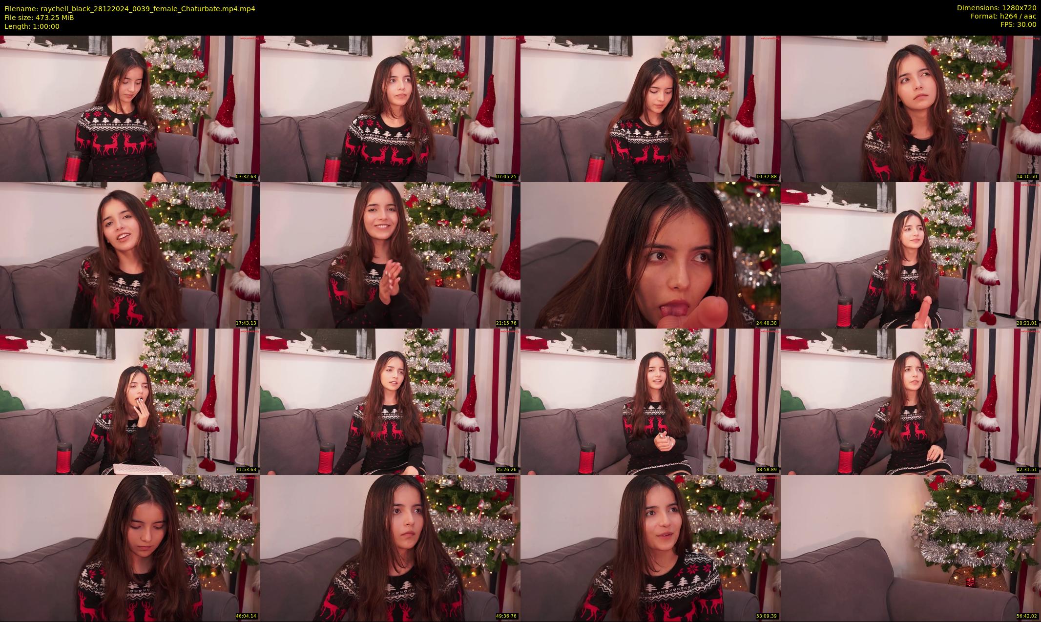raychell_black — 60 minute Chaturbate female cam show recording, 720p, Dec 28, 2024