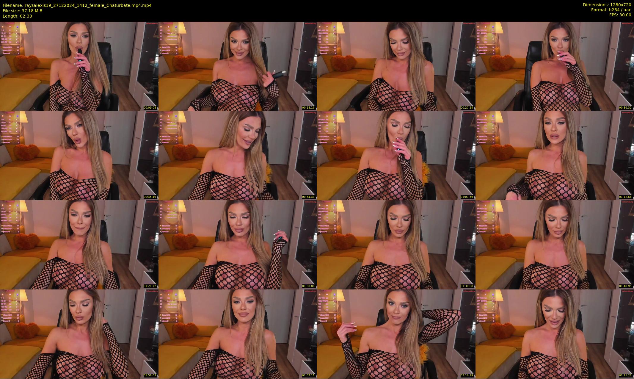 raysalexis19 — 3 minute Chaturbate female cam show recording, 720p, Dec 27, 2024