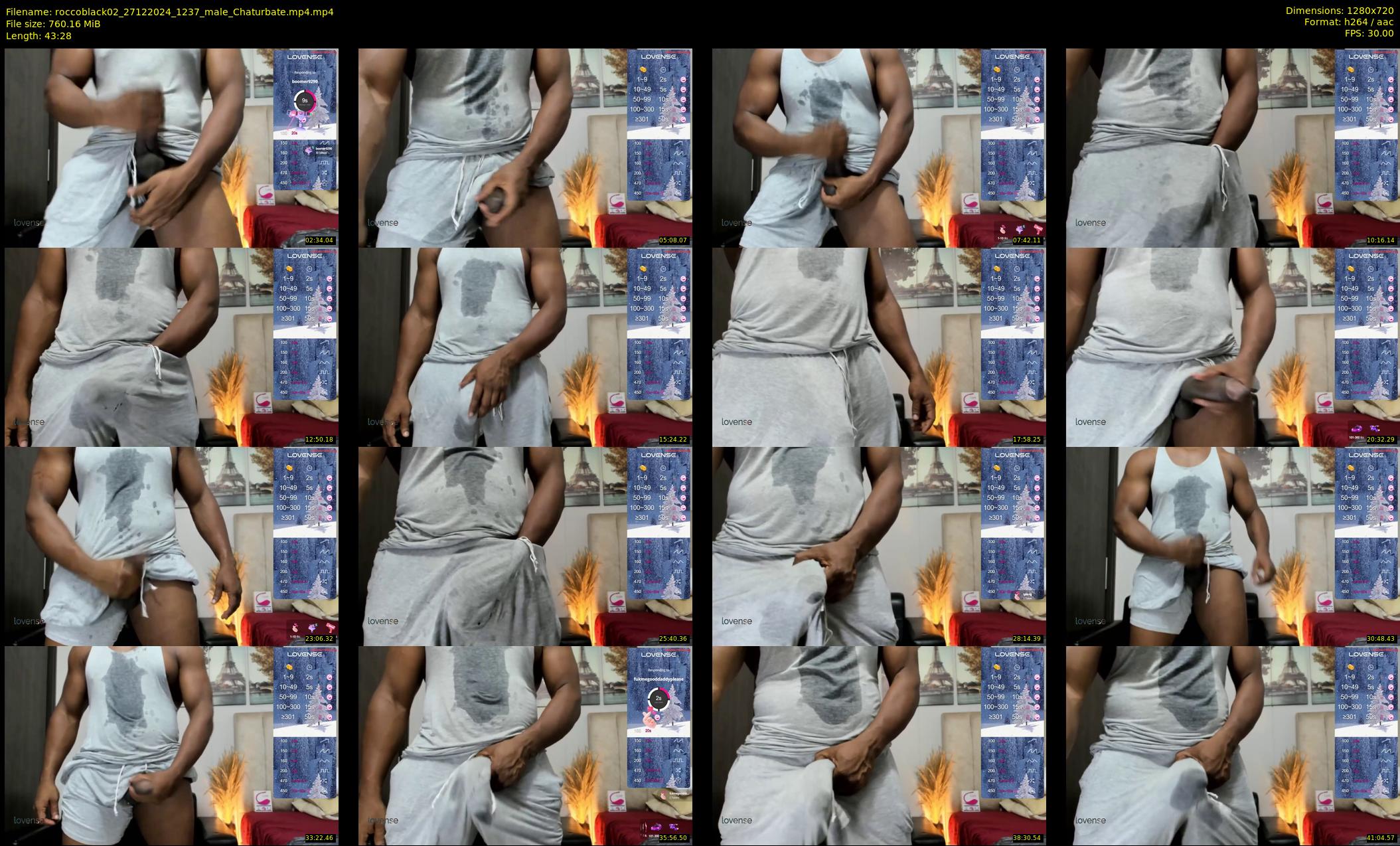 roccoblack02 — 44 minute Chaturbate male cam show recording, 720p, Dec 27, 2024