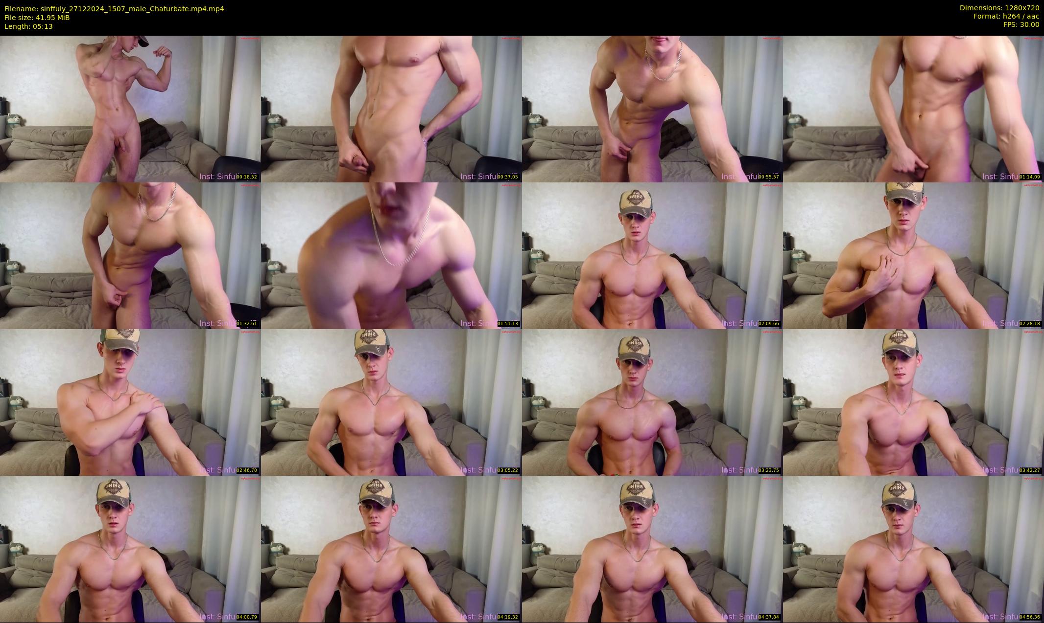 sinffuly — 6 minute Chaturbate male cam show recording, 720p, Dec 27, 2024