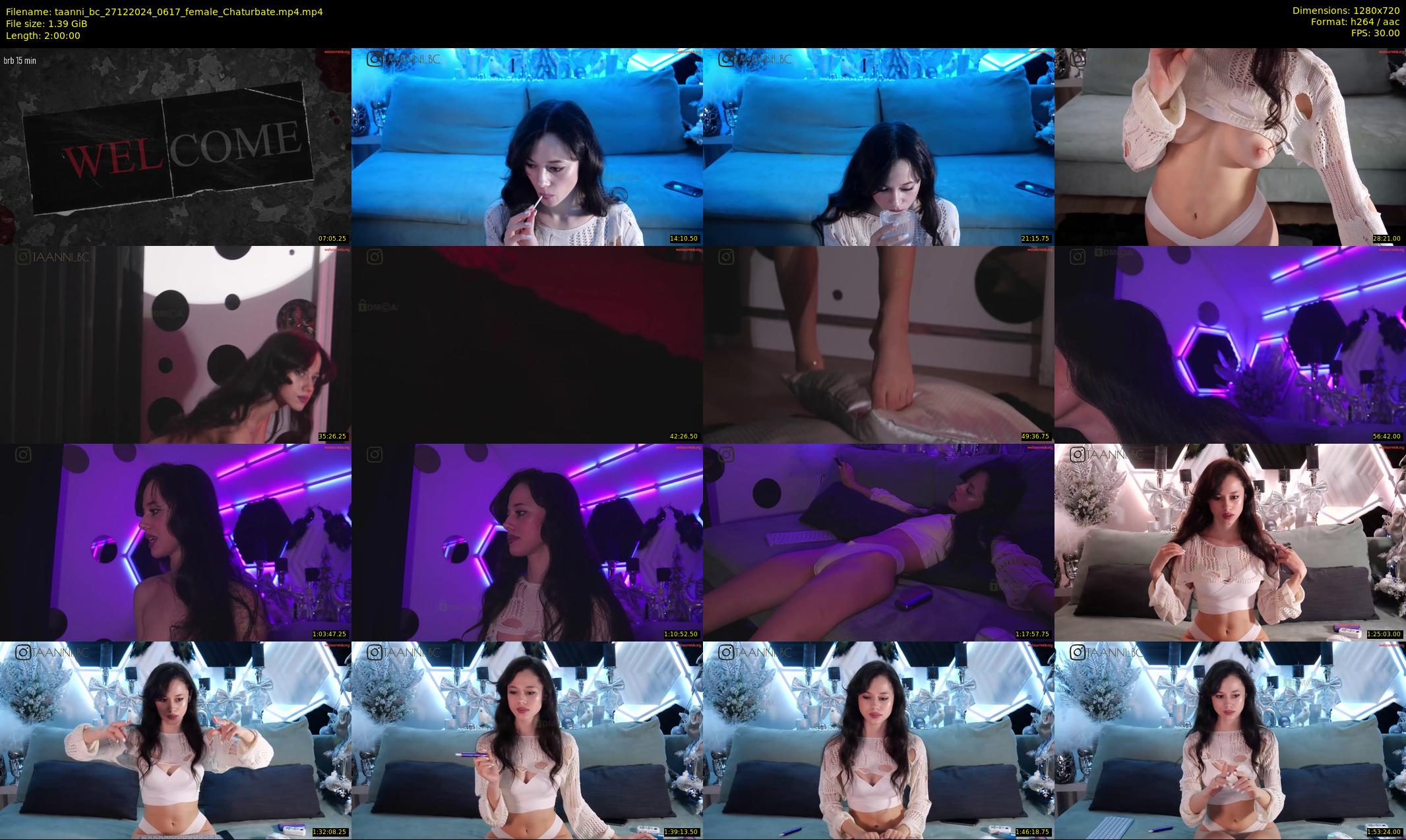 taanni_bc — 120 minute Chaturbate female cam show recording, 720p, Dec 27, 2024