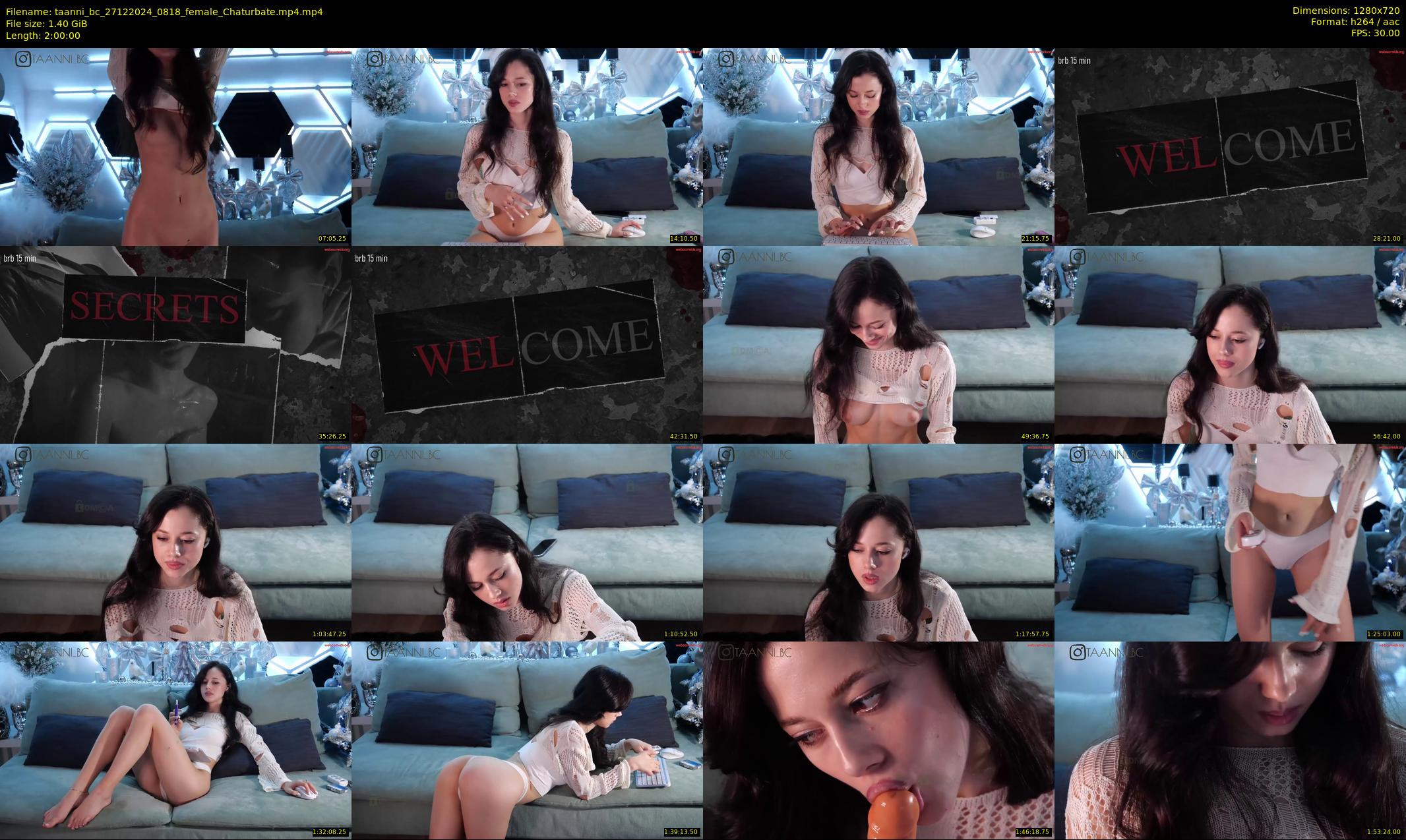taanni_bc — 120 minute Chaturbate female cam show recording, 720p, Dec 27, 2024