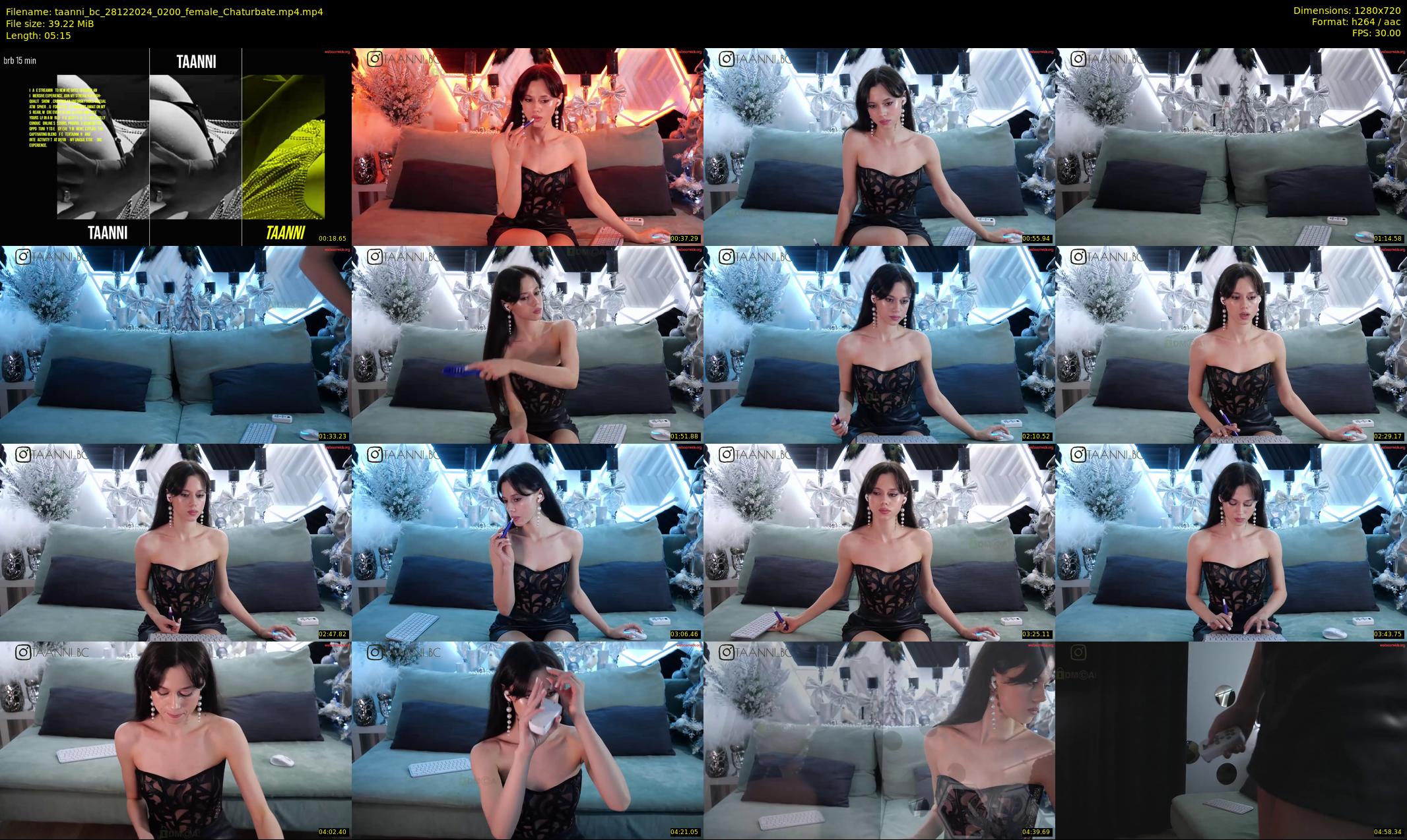 taanni_bc — 6 minute Chaturbate female cam show recording, 720p, Dec 28, 2024