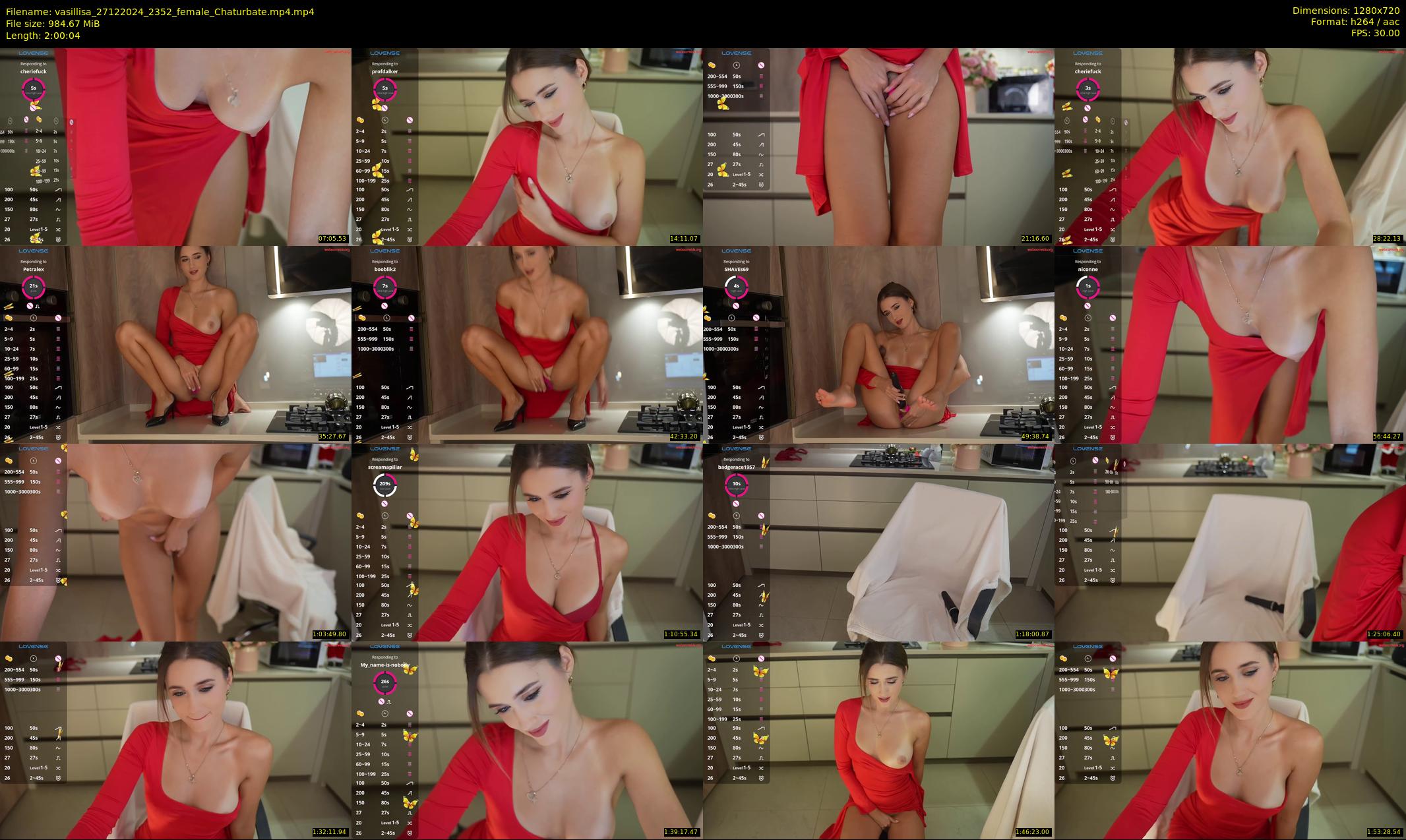 vasillisa — 121 minute Chaturbate female cam show recording, 720p, Dec 27, 2024