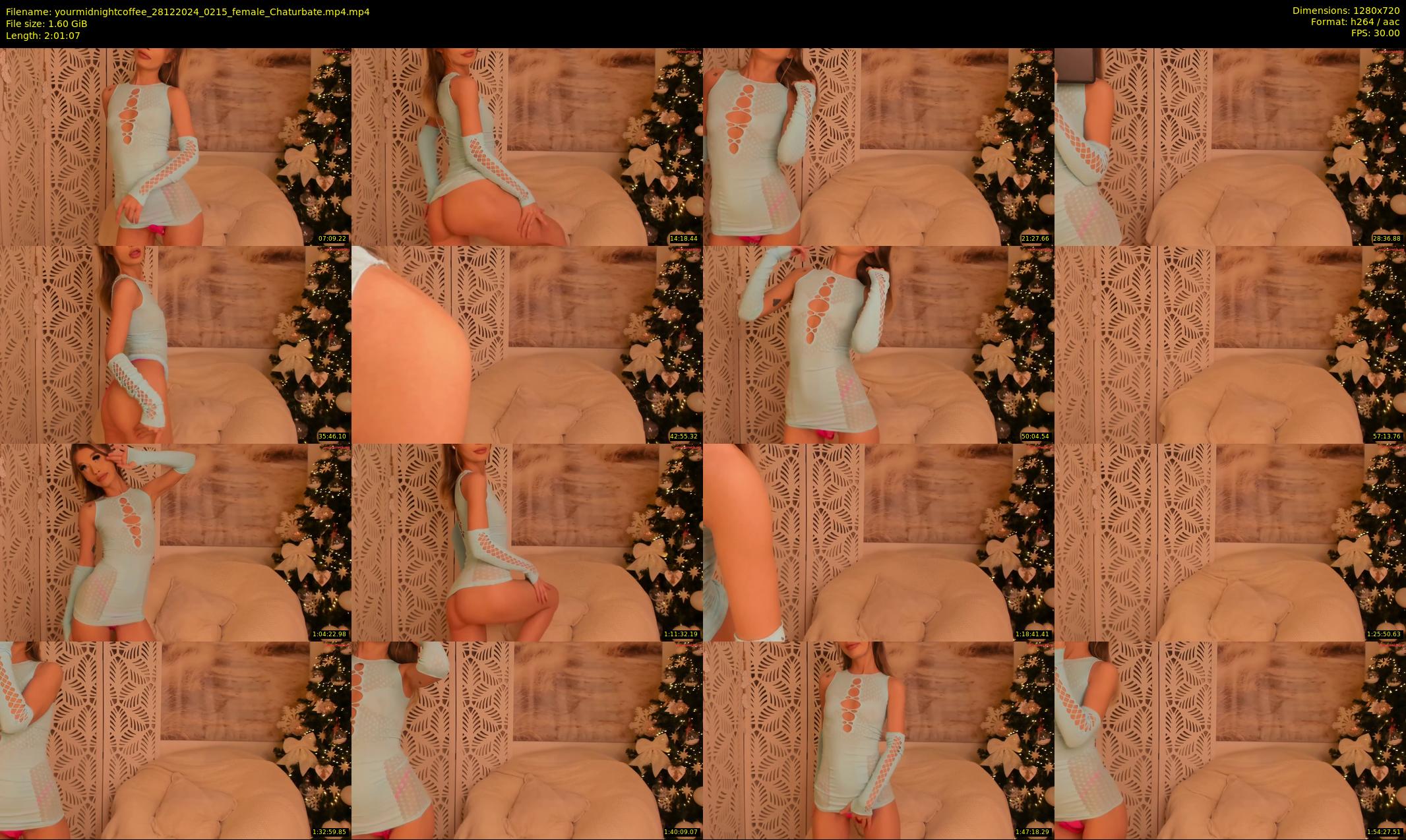 yourmidnightcoffee — 122 minute Chaturbate female cam show recording, 720p, Dec 28, 2024