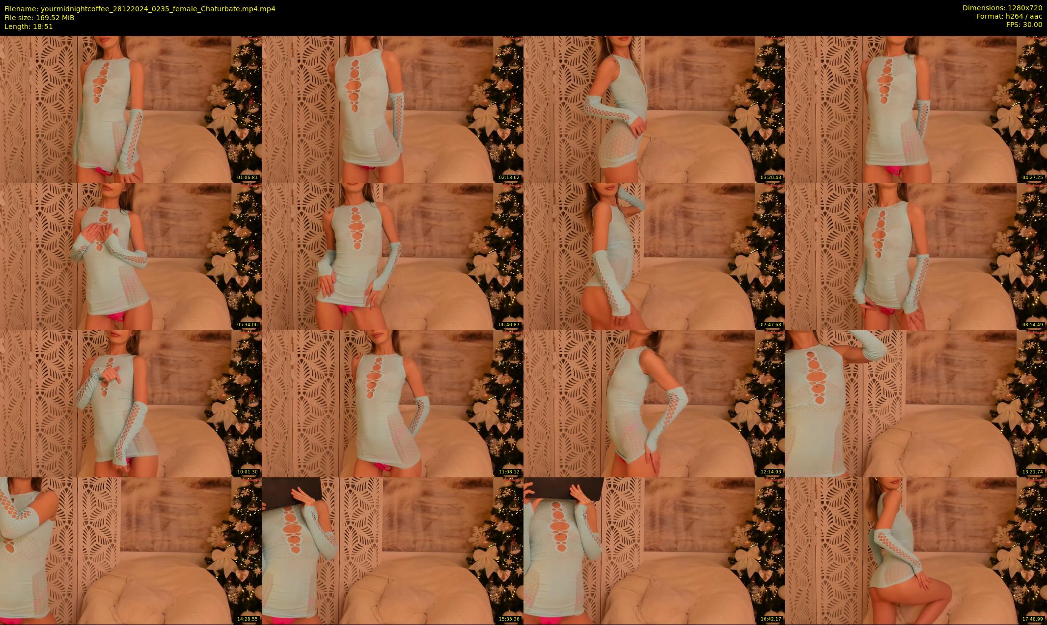yourmidnightcoffee — 19 minute Chaturbate female cam show recording, 720p, Dec 28, 2024