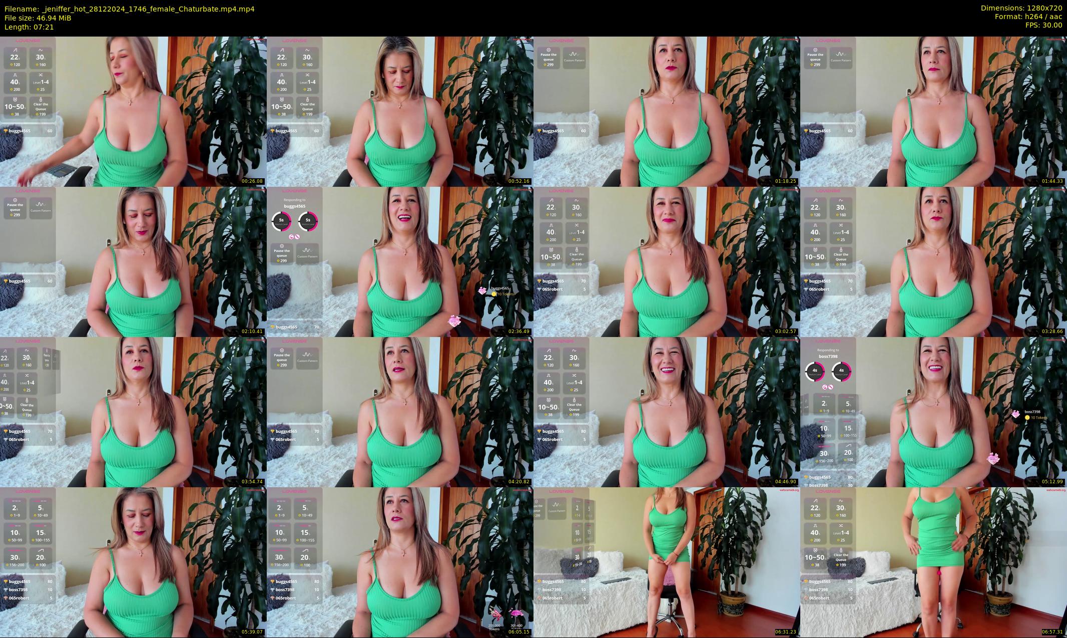 _jeniffer_hot — 8 minute Chaturbate female cam show recording, 720p, Dec 28, 2024