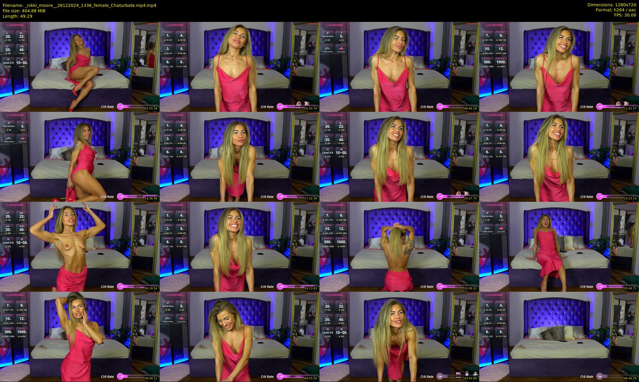 _nikki_moore_ — 50 minute Chaturbate female cam show recording, 720p, Dec 28, 2024